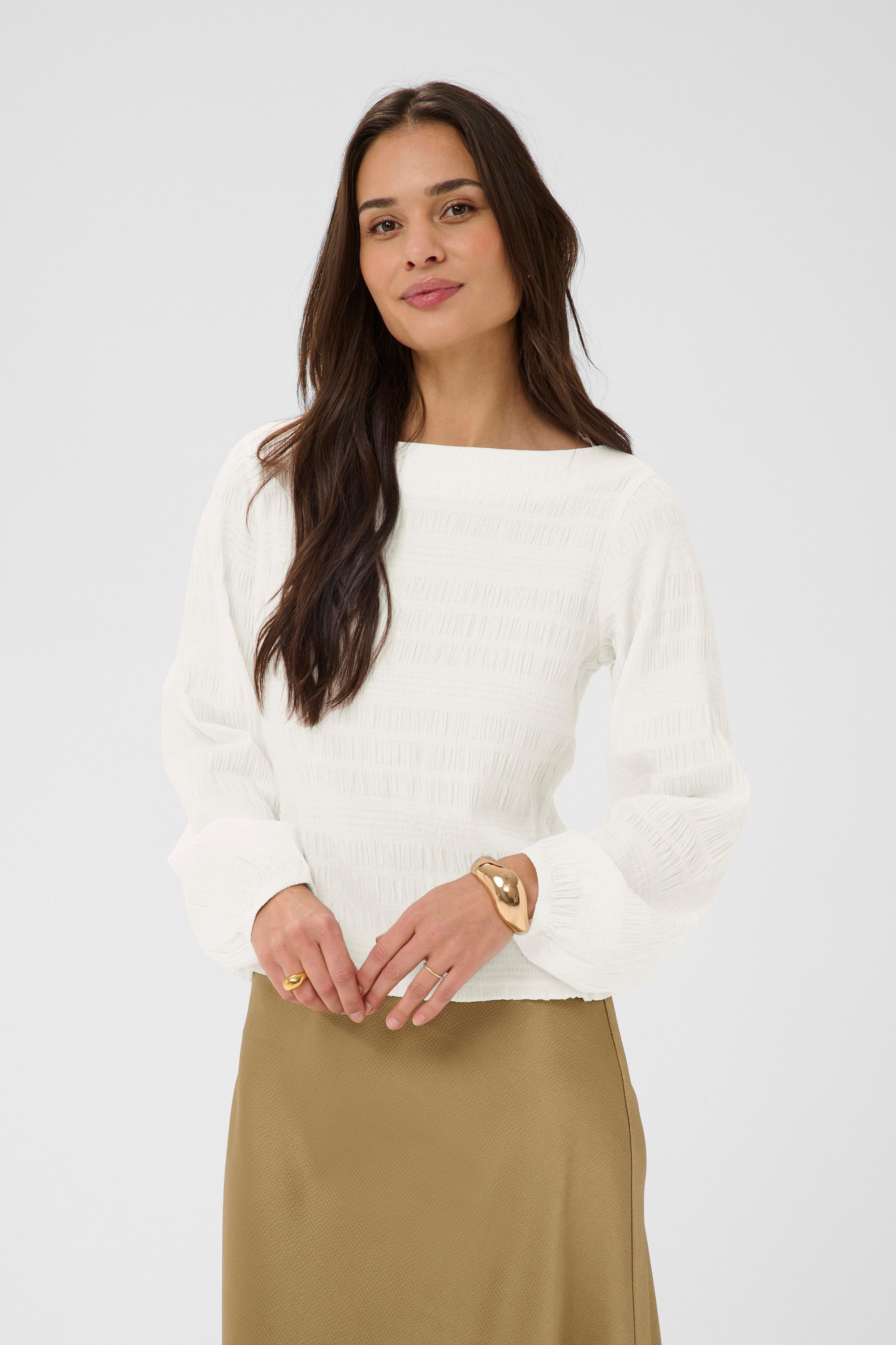 KAFFE Langarmbluse Langarm-Bluse KAkourtney