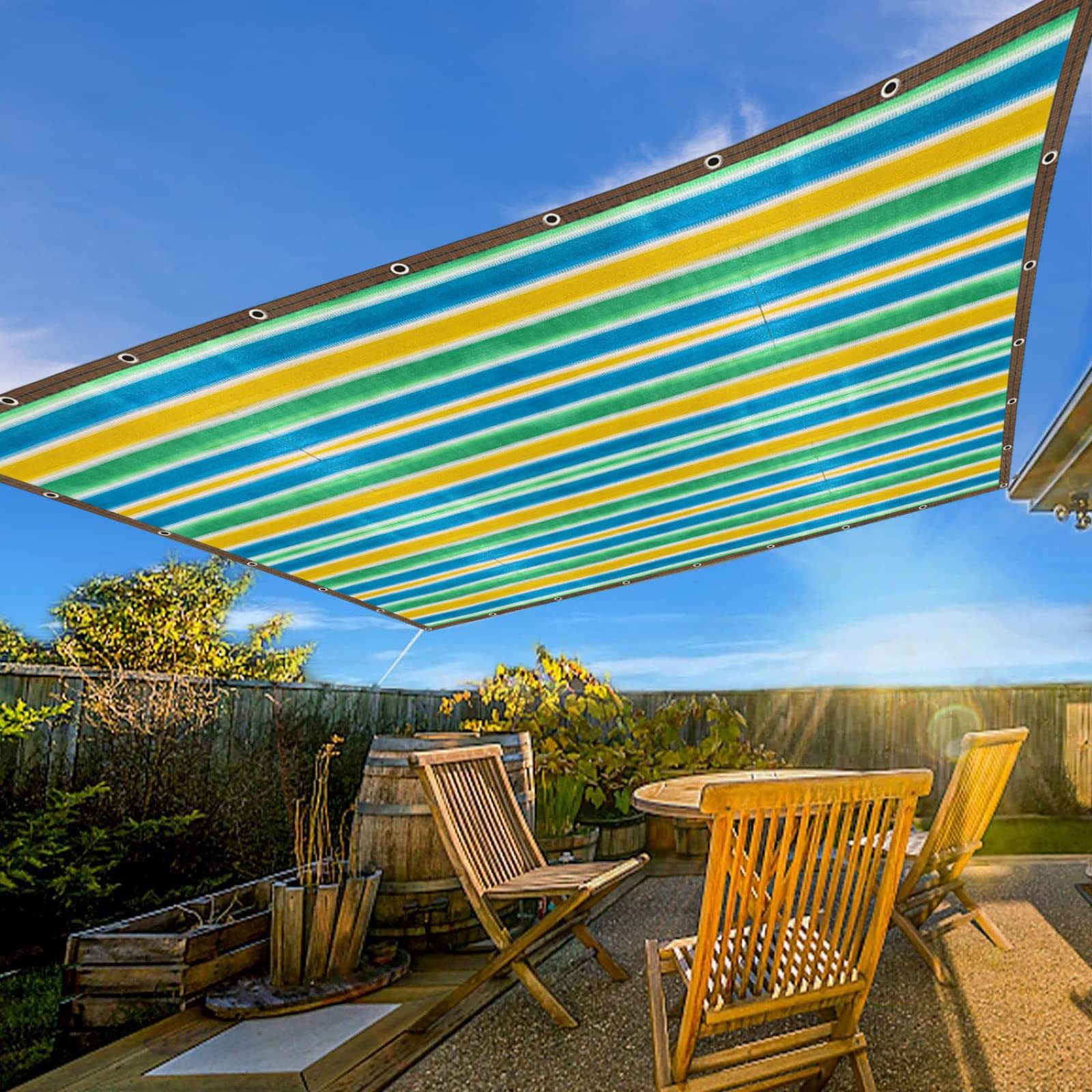 Jibenhome Sonnensegel Sonnenschutz mit Ösen,Windschutz Sonnensegel günstig online kaufen