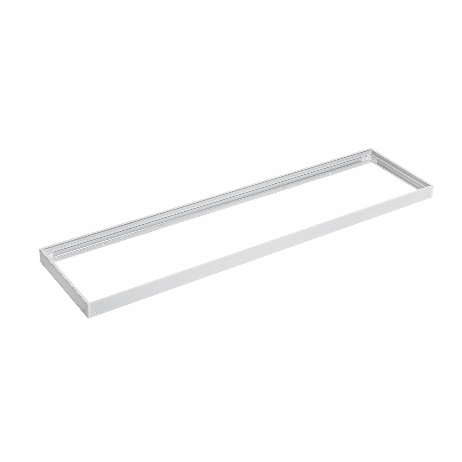 Spectrum LED Außen-Deckenleuchte LED Halterung für Penel Aufbaurahmen 30x120cm weiß klappbar faltbar, Rahmen für ALGINE-Panele 300 x 1200