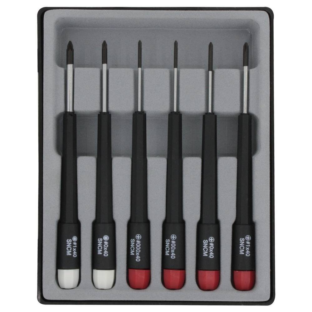 Donau Elektronik Schraubendreher Kreuzschlitz Dreher 6tlg 280-61