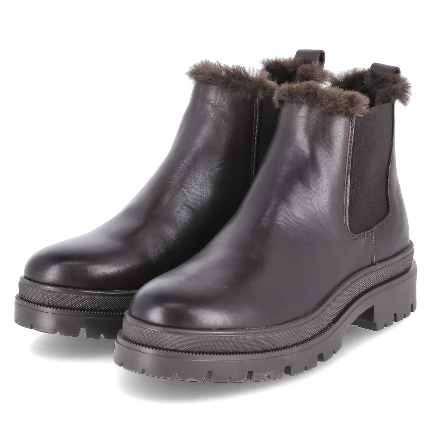 Fräulein Frida Fräulein Frida W1350-003 BROWN Damen Glattleder brown Winterstiefel
