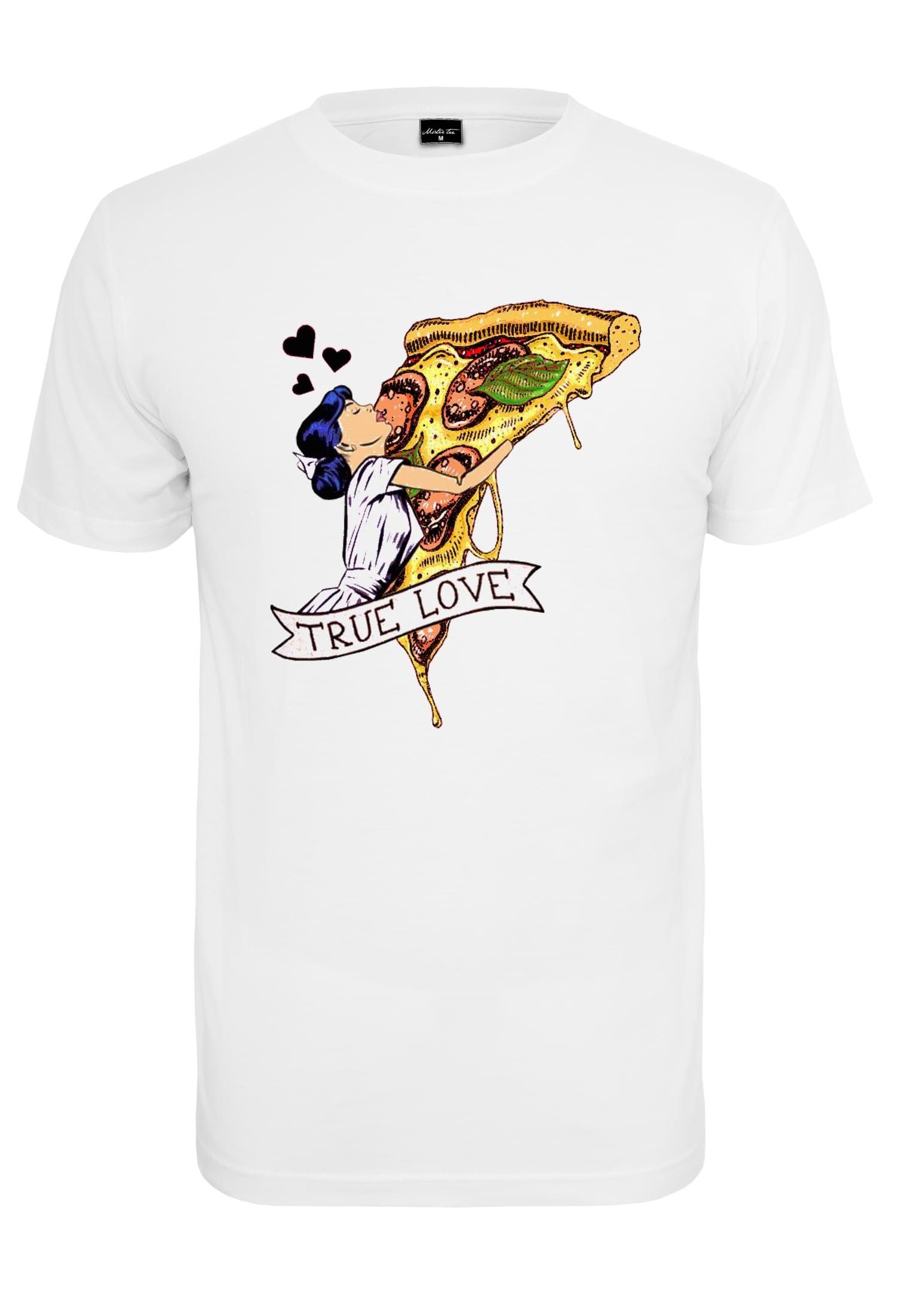 MisterTee Kurzarmshirt Herren Pizza Love Tee (1-tlg)