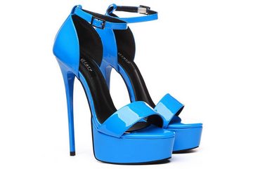 Giaro Galana 1002 Blue Shiny Sandalette