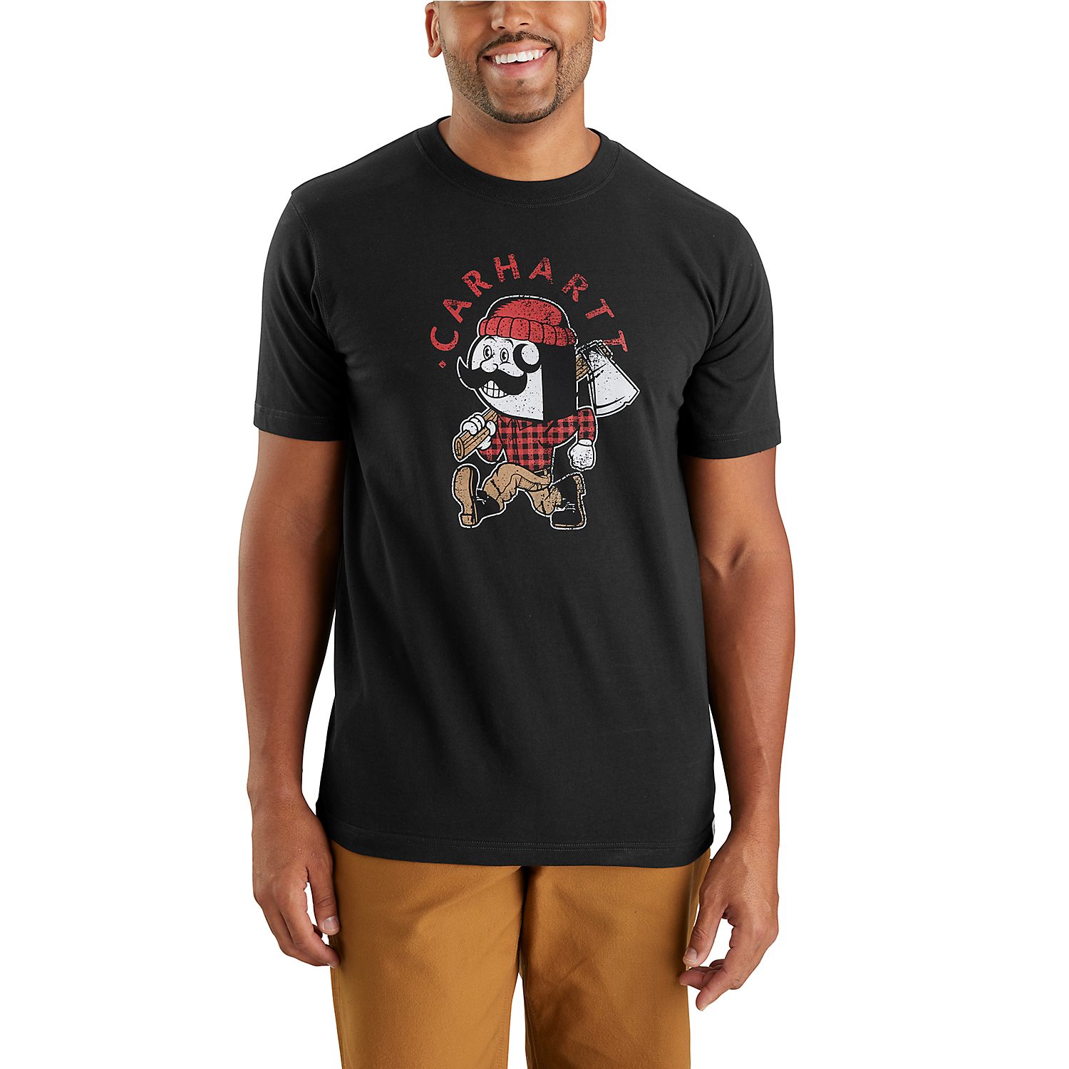 Carhartt Print-Shirt Graphic Lumberjack mit Carhartt Holzfällergrafik