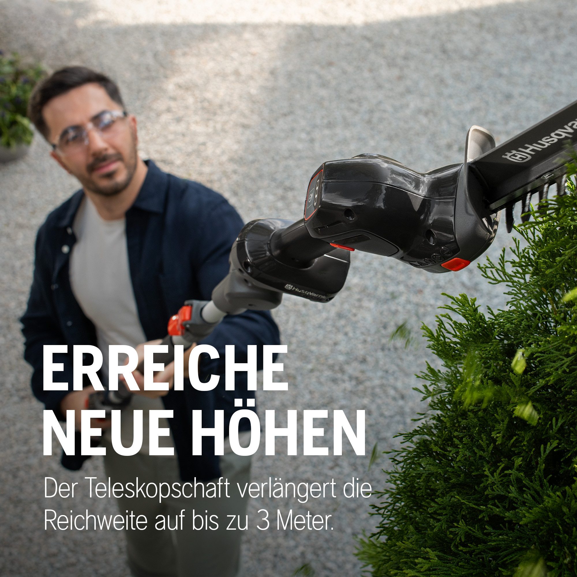 Husqvarna Akku-Grasschere Aspire S20-P4A, Strauch- und Grasscherenmesser, 18V – Bild 4 von 5