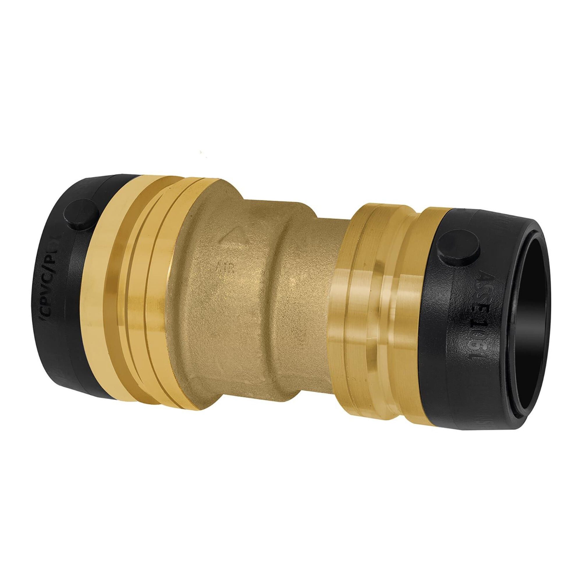 RIEGLER Alu-Verbundrohr Riegler Reduzier-Verbinder, MS, »sharkbite«, 54 mm, für Rohr-Außen-Ã¸