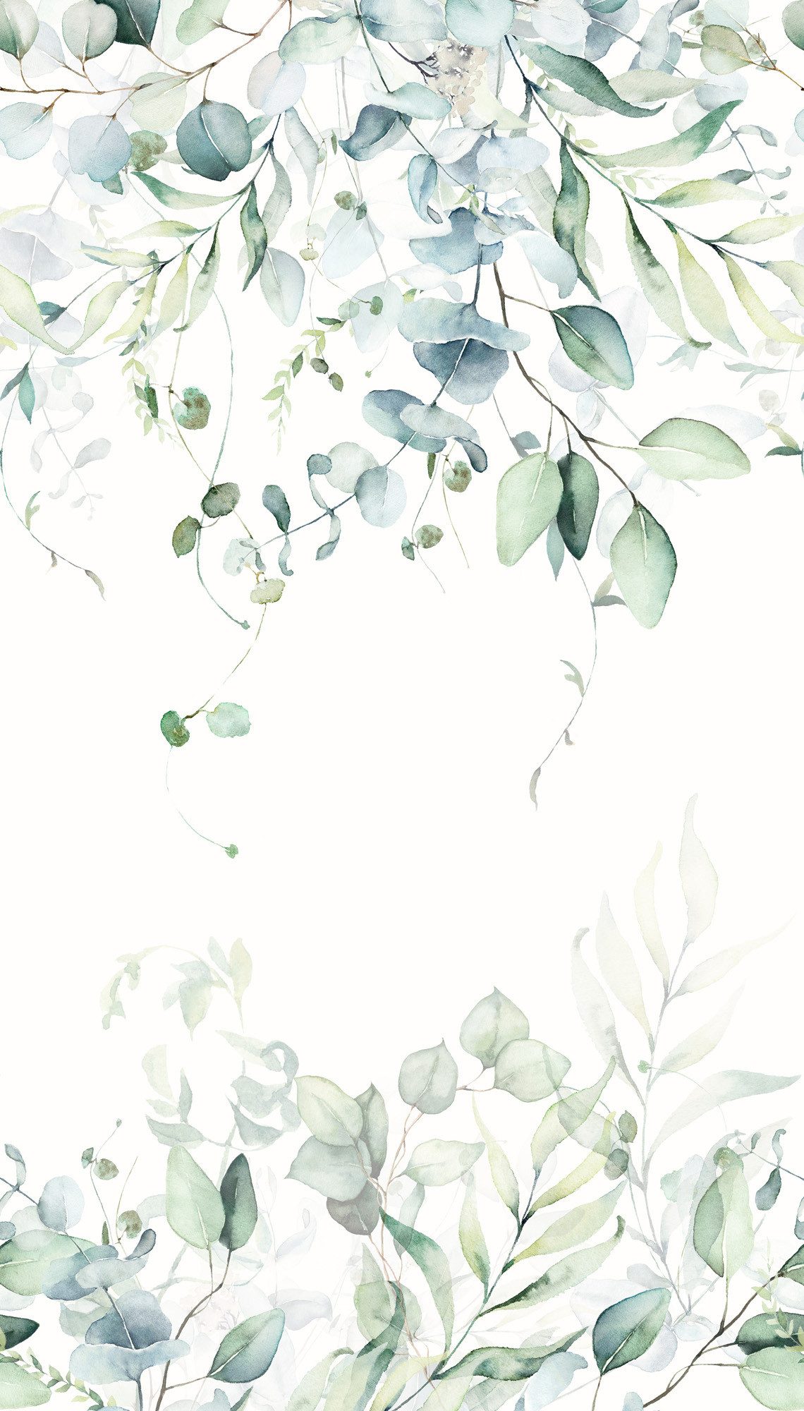 Rasch Fototapete Blumen Eukalyptus - 2,8m x 1,59m, strukturiert, natürlich, botanisch, (1 St), Eukalyptusblätter