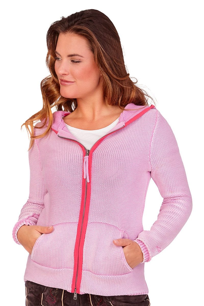 Lieblingsstück Trachtenstrickjacke Strickjacke Damen - ZAKI - rosa