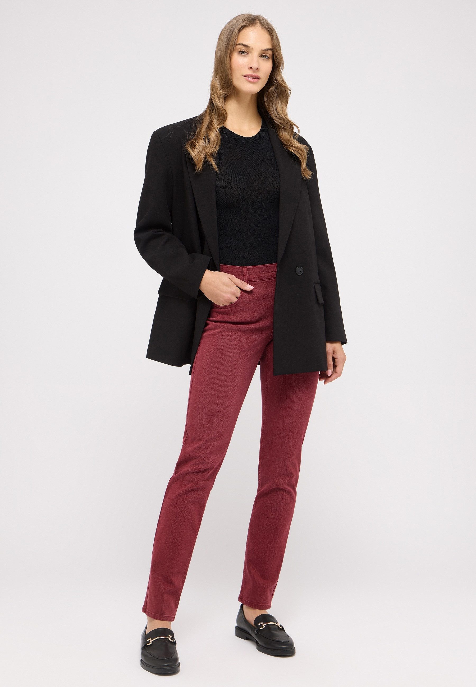 ANGELS 5-Pocket-Jeans CICI mit Coloured Denim
