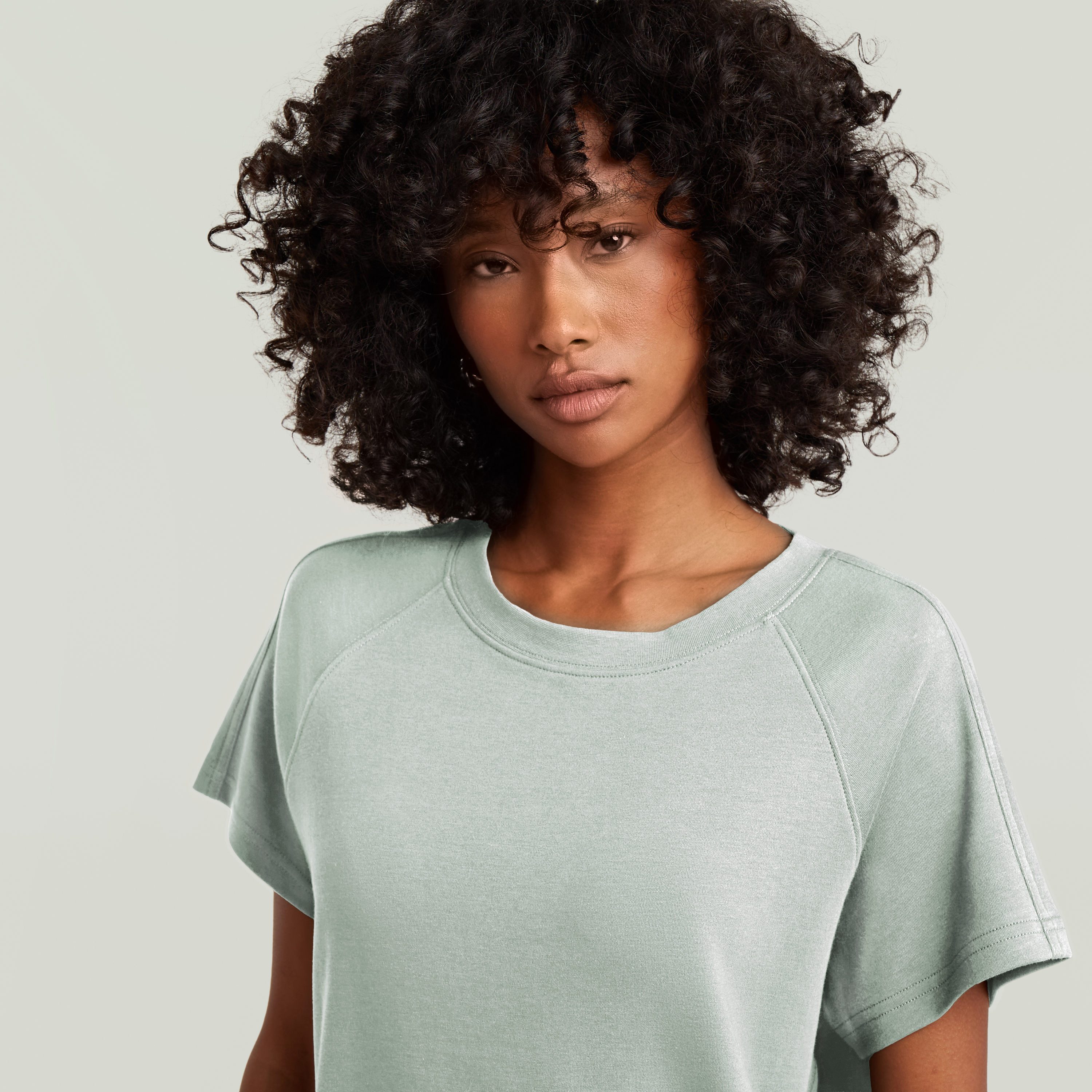 G-STAR T-Shirt Raglan Rundhalsform, mit angesetztem Bündchen – Bild 3 von 5