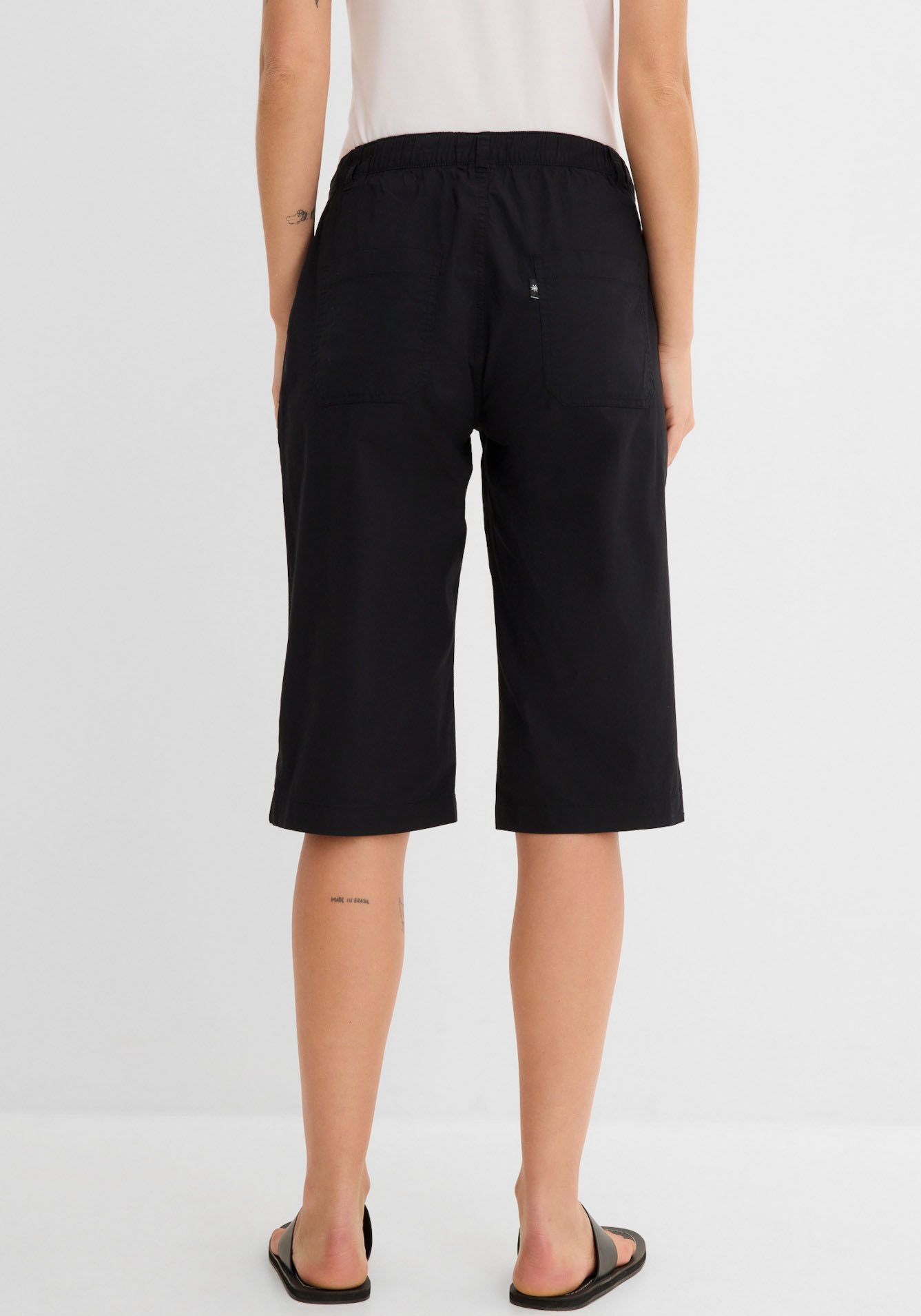 bonprix Longbermudas aus Baumwolle mit Elasthan, Regular Fit, mit Komfortbund