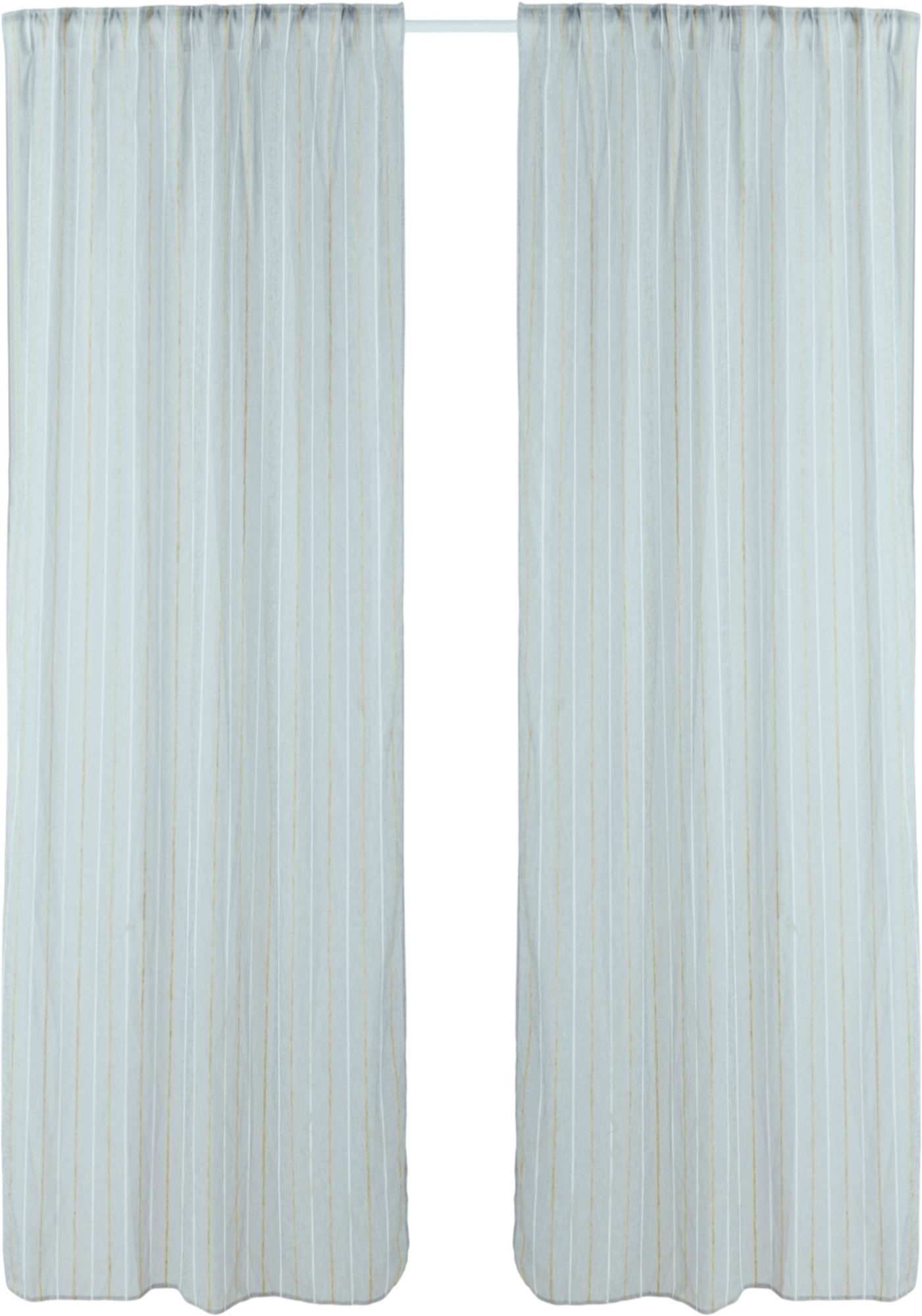 s.Oliver Gardine AMEERA (1 St), halbtransparent, mit Leinen, Schal, Wohnzimmer, Schlafzimmer, Vorhang