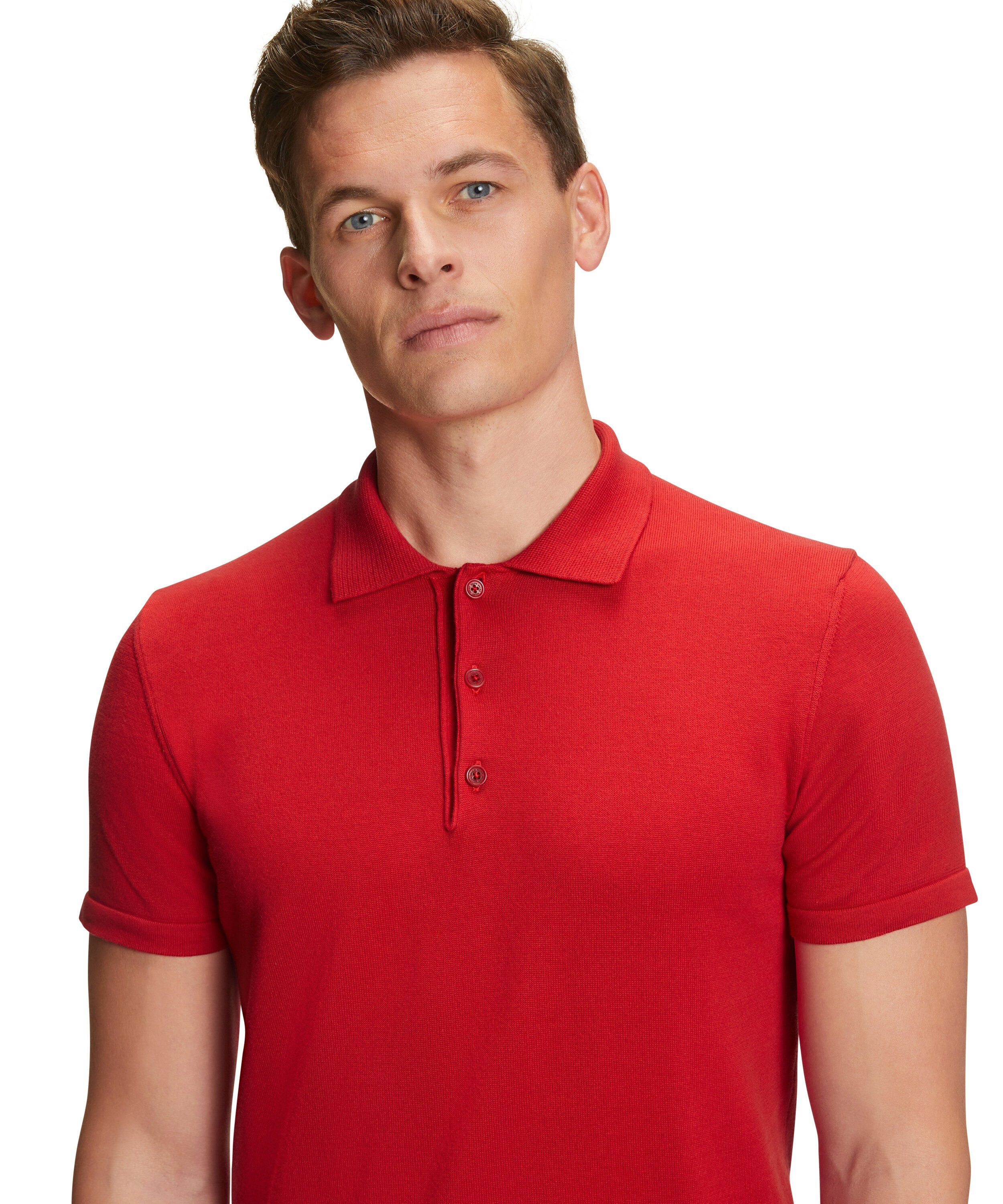 (8074) red pepper aus FALKE Poloshirt nachhaltiger Baumwolle