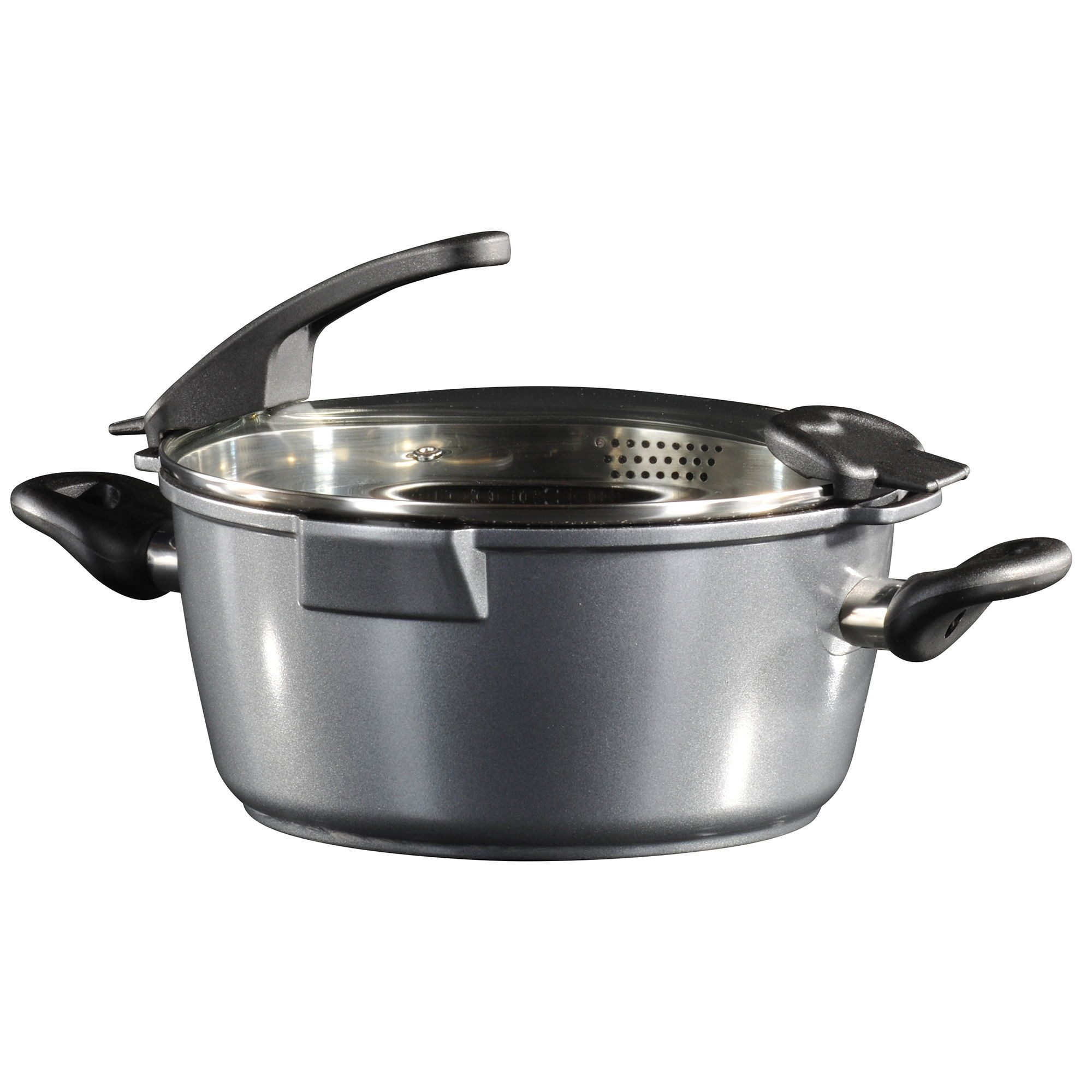 STONELINE Kochtopf, Aluminiumguss (2-tlg)