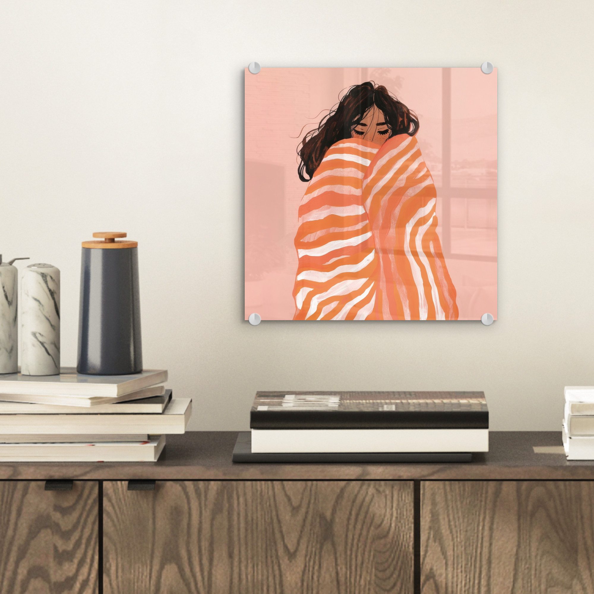 MuchoWow Acrylglasbild Mädchen - Decke - günstig online kaufen