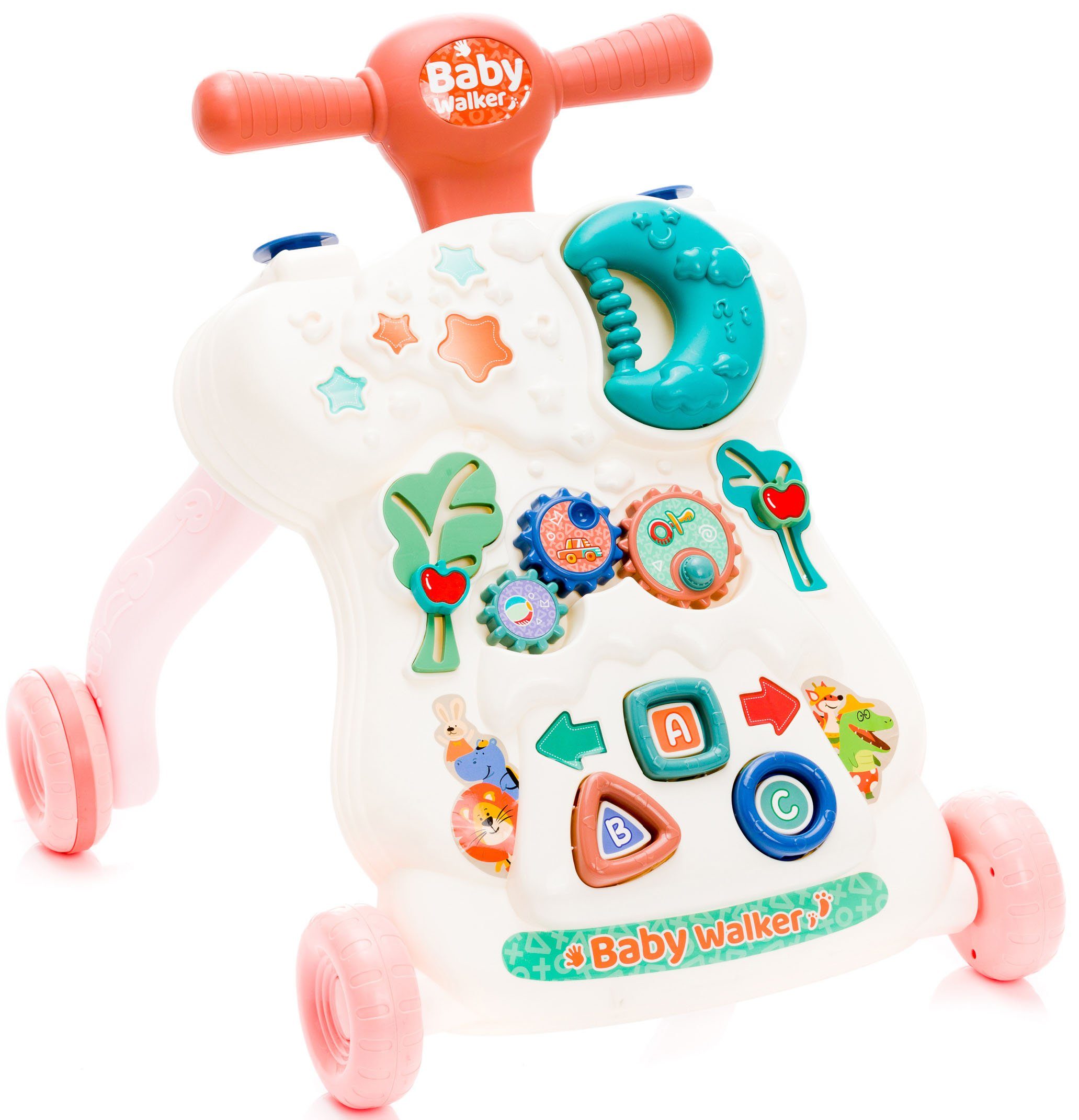 Fillikid Lauflernhilfe Babywalker, altrosa