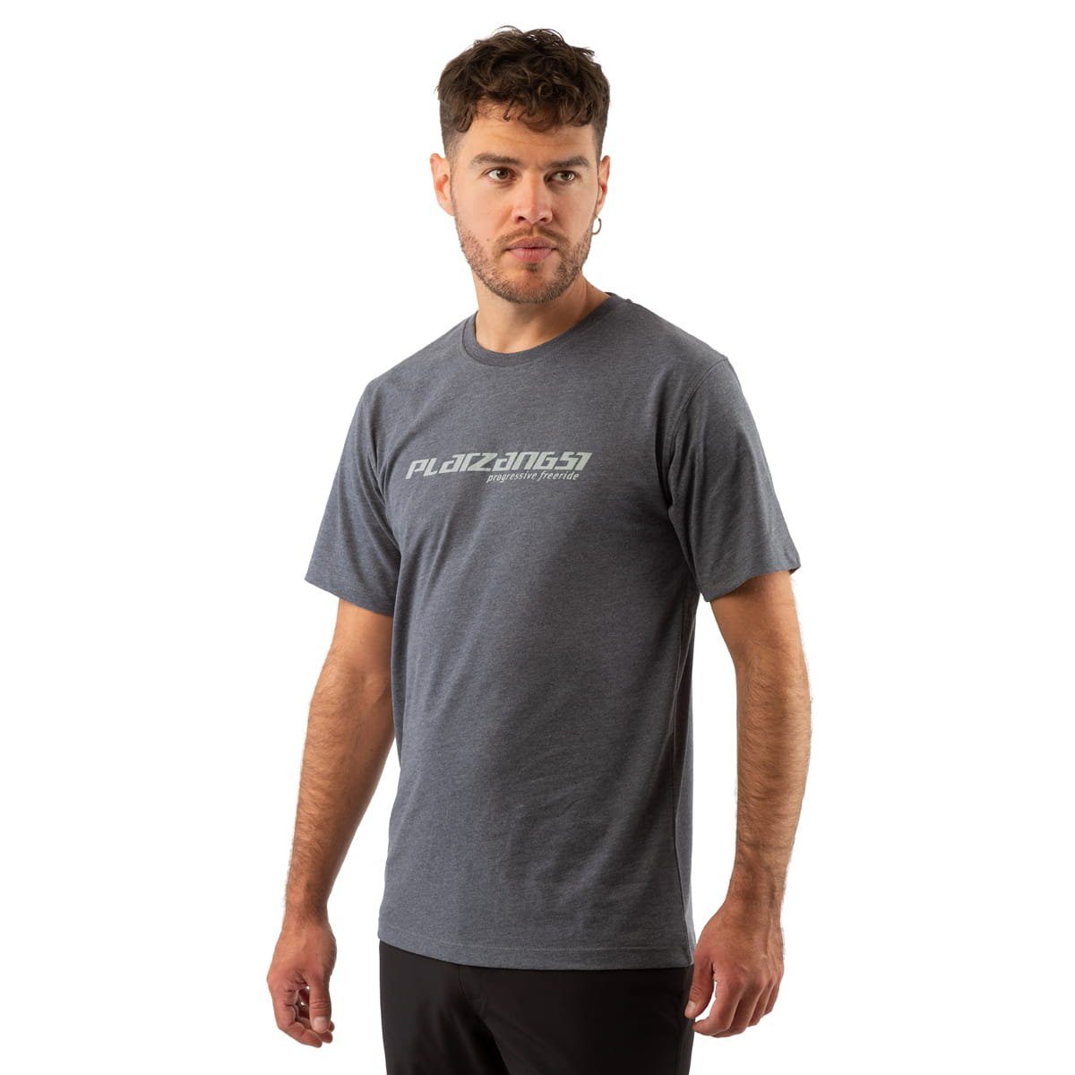 Platzangst T-Shirt T-Shirts Platzangst Logo T-Shirt Grau XXS (1-tlg)