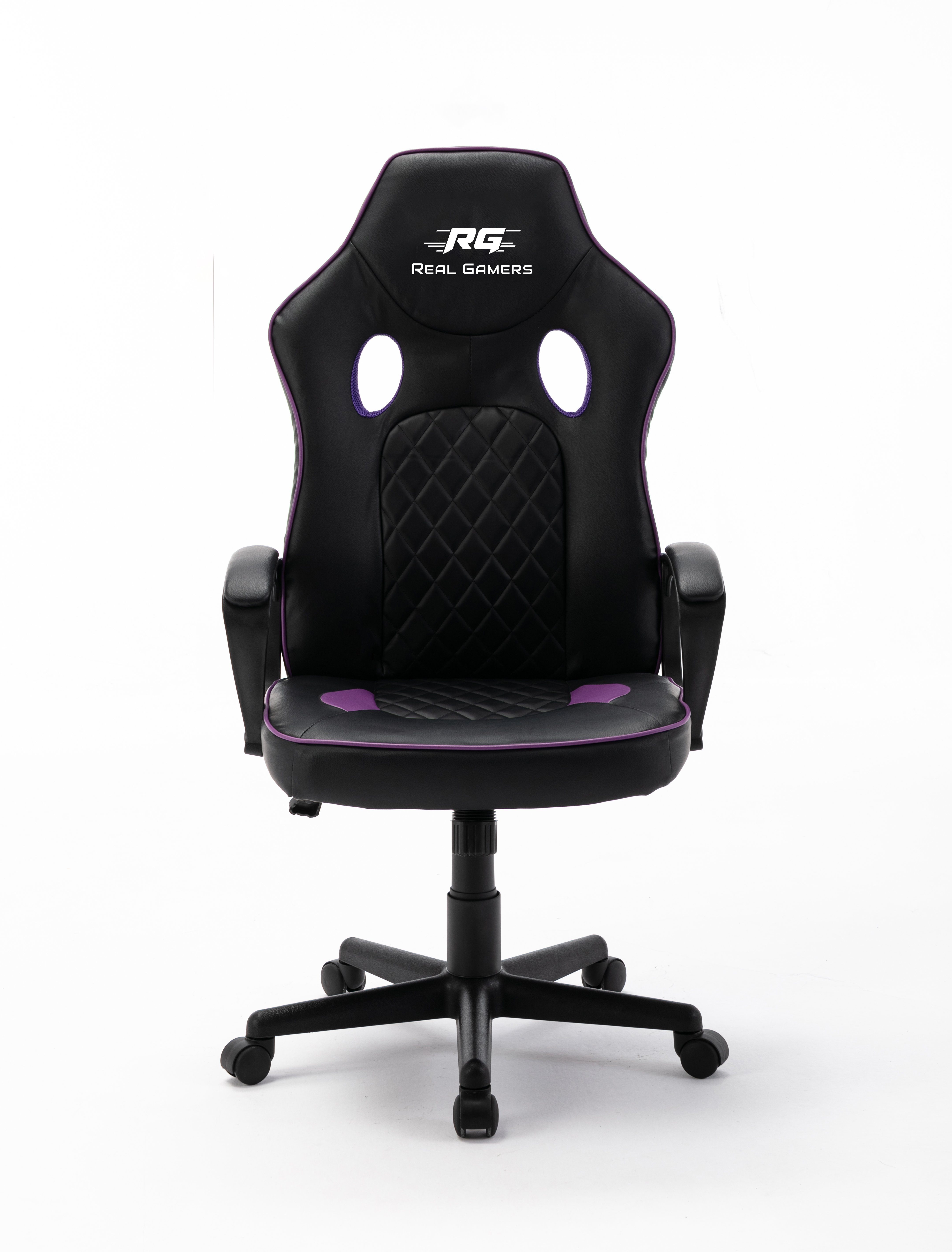 ebuy24 Gaming-Stuhl Real Gamers Basic Gaming Stuhl schwarz / lila. (1 St)