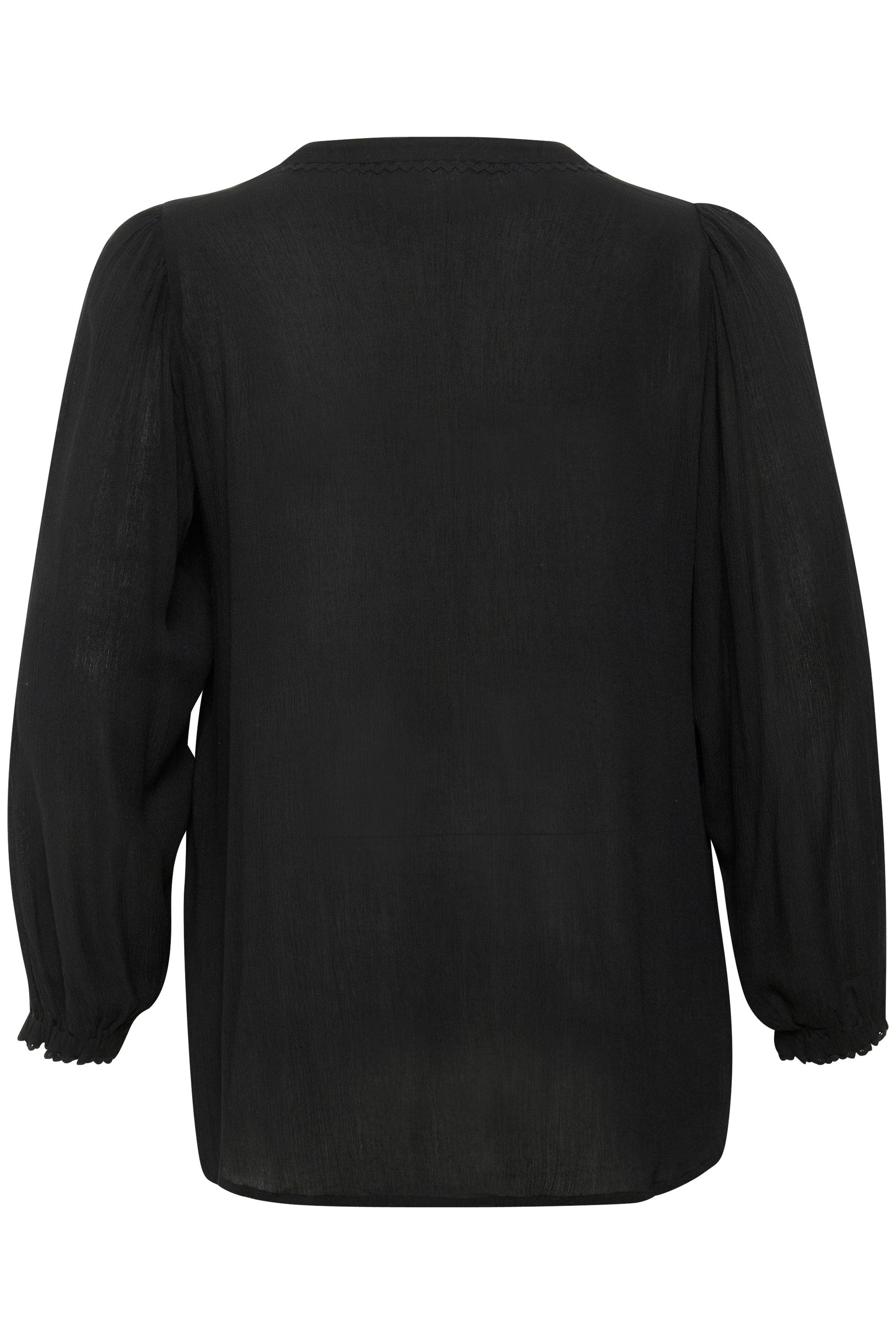 KAFFE Curve Langarmbluse Langarm-Bluse KCnoah Große günstig online kaufen