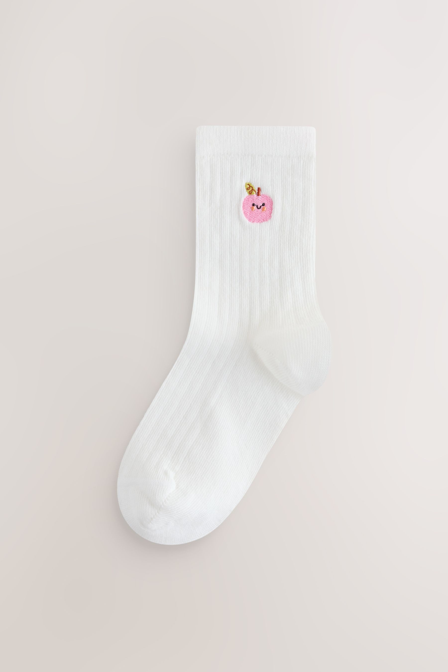 Next Kurzsocken 5er-Pack Söckchen mit Motiv-Stickerei + Baumwolle (5-Paar) – Bild 5 von 5