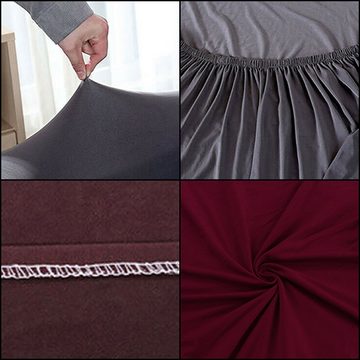 Ecksofahusse Stretch-Stoff Universal L-Shape Sofa Abdeckung,190-230cm, TWSOUL, Hergestellt aus Stretchmaterial, Geeignet für alle Jahreszeiten