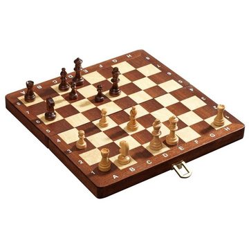 Philos Spiel, Familienspiel 2710 - Schachkassette De Luxe, Reise, Feld 30 mm, mit..., Strategiespiel