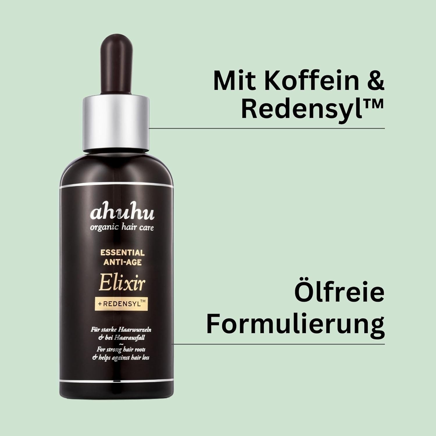 Ahuhu Kopfhaut-Pflegeserum ESSENTIAL ANTI-AGE Elixir Mit Koffein & Redensyl, 1-tlg.