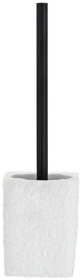 Grau, WENKO passenden und (1-tlg), Seifenspender Villata WC-Garnitur Kombinierbar mit dem Zahnputzbecher