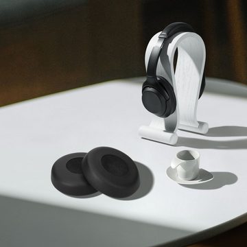 kwmobile 2x Ohr Polster für Jabra Evolve 65 SE Ohrpolster (Ohrpolster Kopfhörer - Kunstleder Polster für Over Ear Headphones)