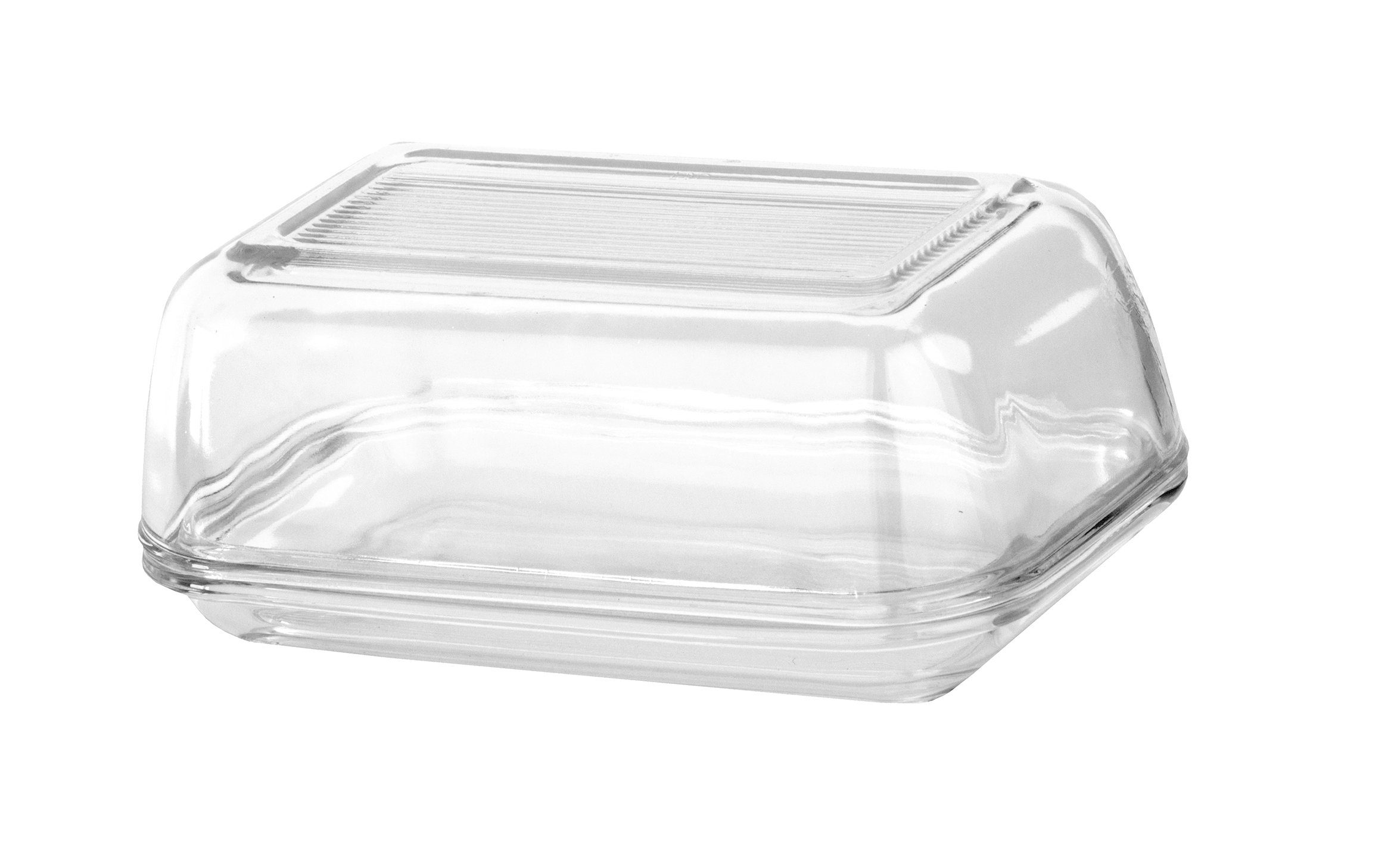 Luminarc Butterdose aus Glas Fassungsvermögen 250 g Für Standard-Butter-Größen, Glas, (1-tlg)