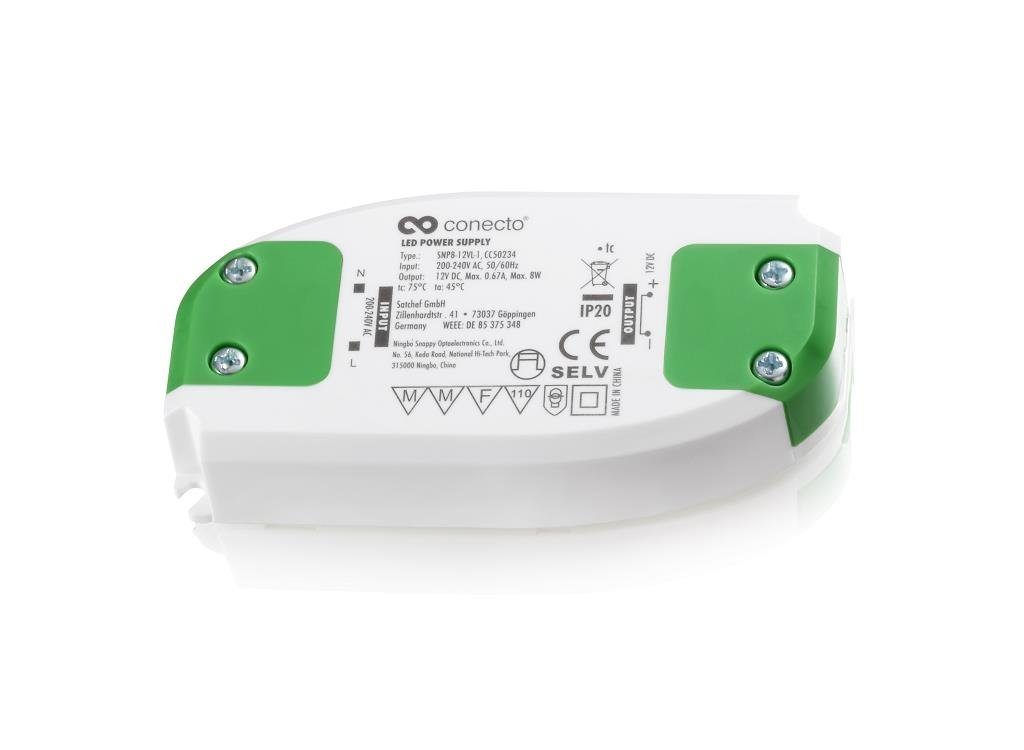 conecto LED Netzteil Transformator - 12 Volt LED-Trafo für LED Leuchtm LED Trafo