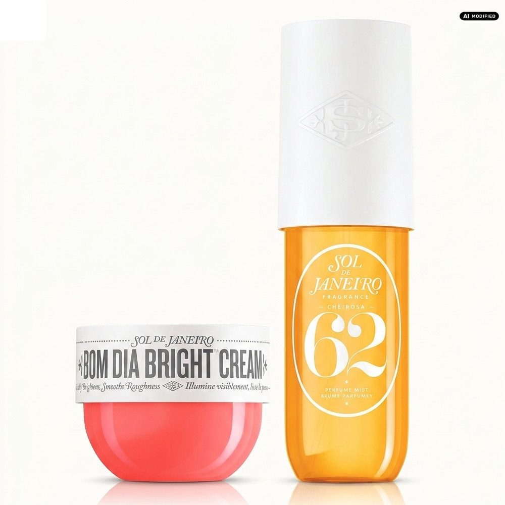 Sol de Janeiro Körpercreme Sol de Janeiro Bom Dia Bright Cream und Cheirosa 62 Pflege Duo, Pflege und Duft in einem abgestimmten Duo