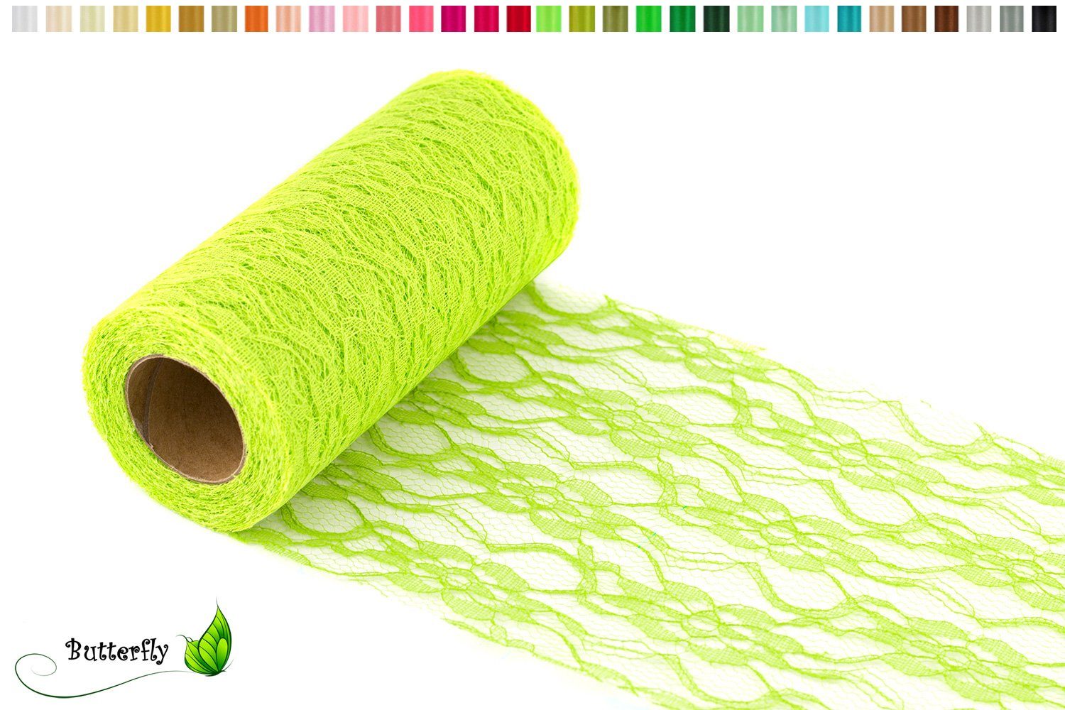 Creativery Stoff, 10m Spitzenstoff 30cm