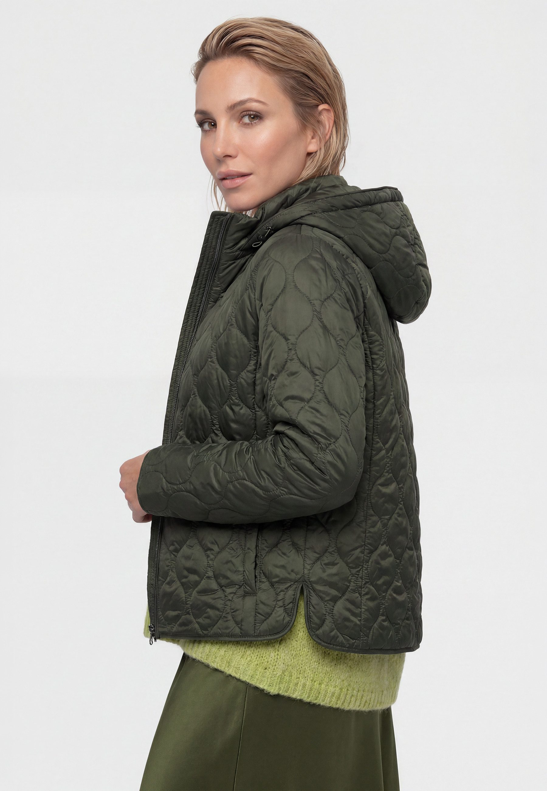 Olsen Steppjacke mit Steppstruktur und abnehmbarer Kapuze – Bild 3 von 5