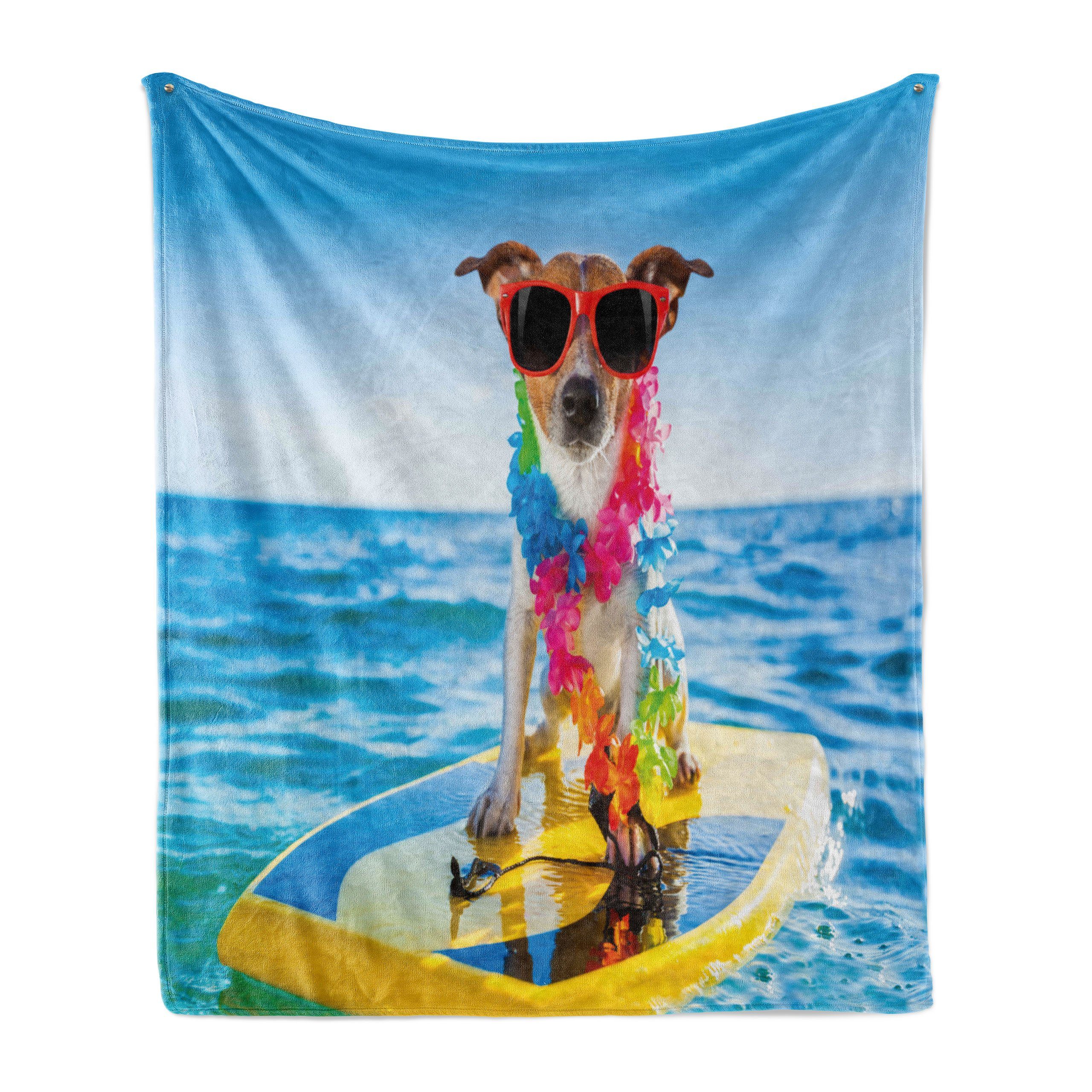 Wohndecke Gemütlicher Plüsch Abakuhaus, Ozean Hund Reite den Innen- Welle die im Außenbereich, für und
