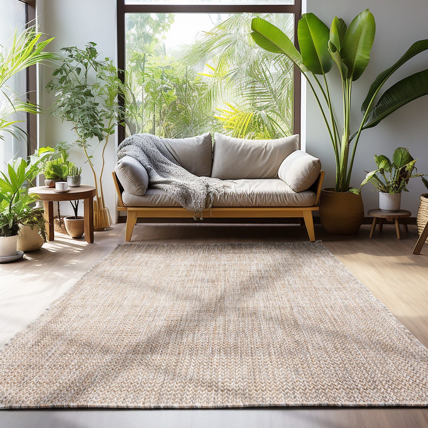 SIMPEX24 Outdoorteppich Vintage Design, Rechteckig, Höhe: günstig online kaufen