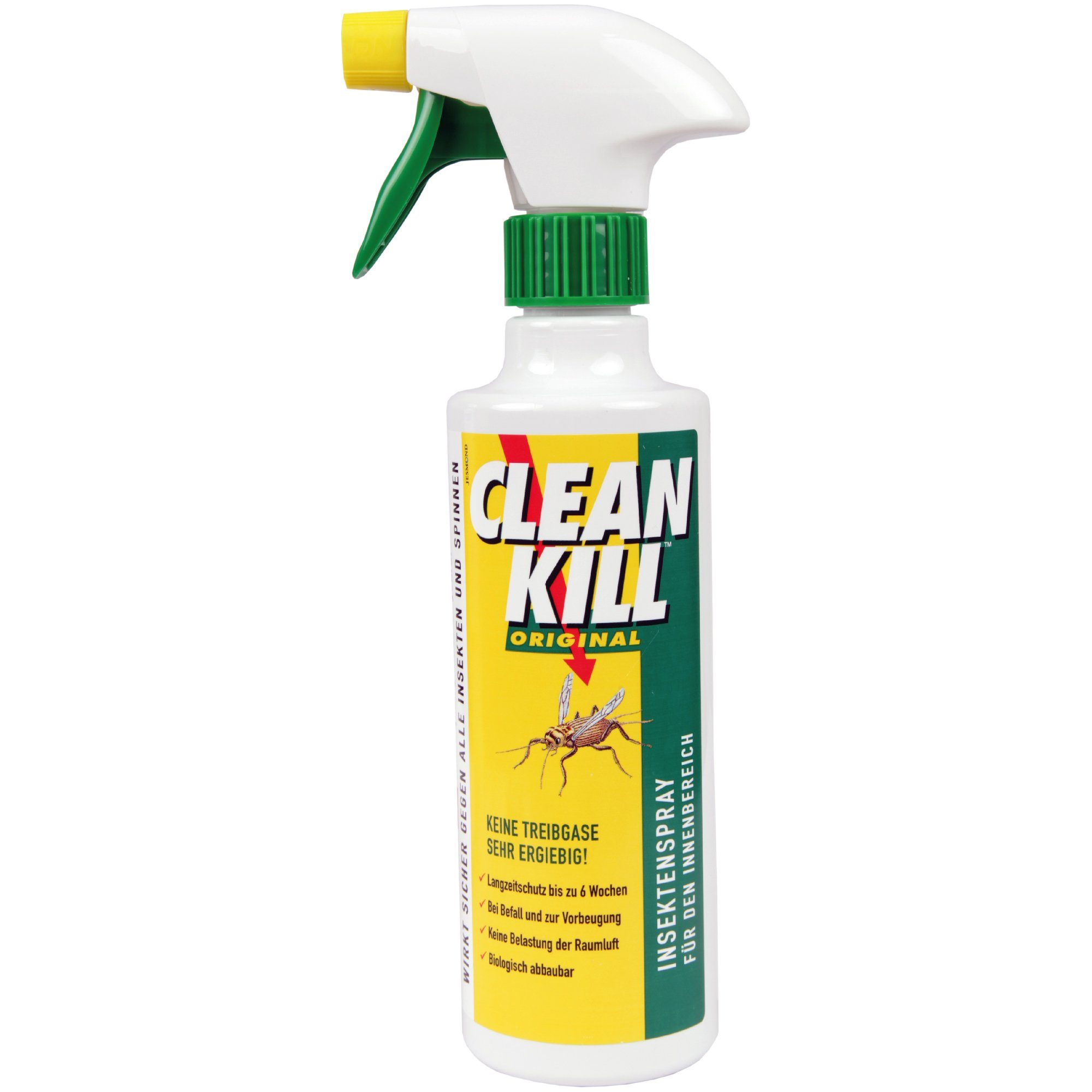 Clean Kill Insektenspray Schutz Original, 375 ml, Wespenspray Biologisch  abbaubar Ungeziefer Mückenspray