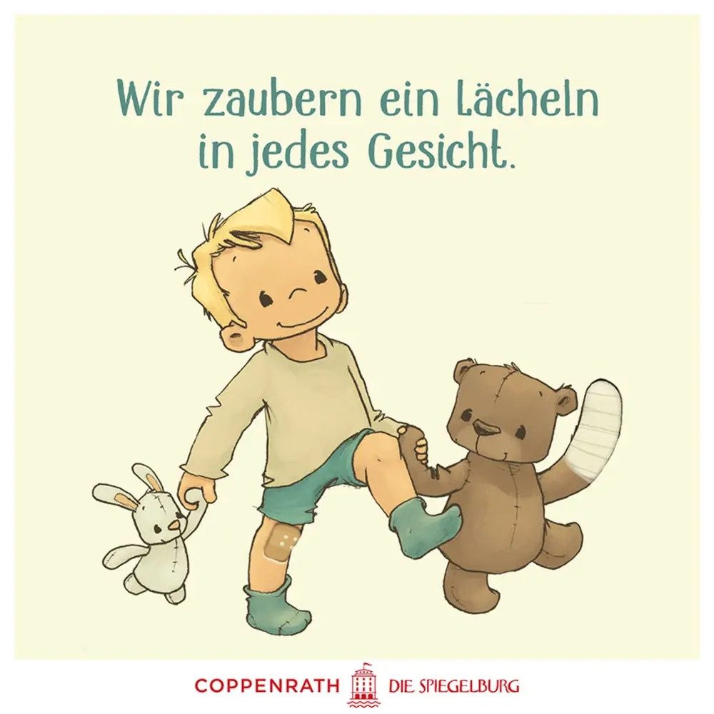 COPPENRATH DIE SPIEGELBURG Zeichenalbum Aua Puste Buch - Die optimale Trostlektüre