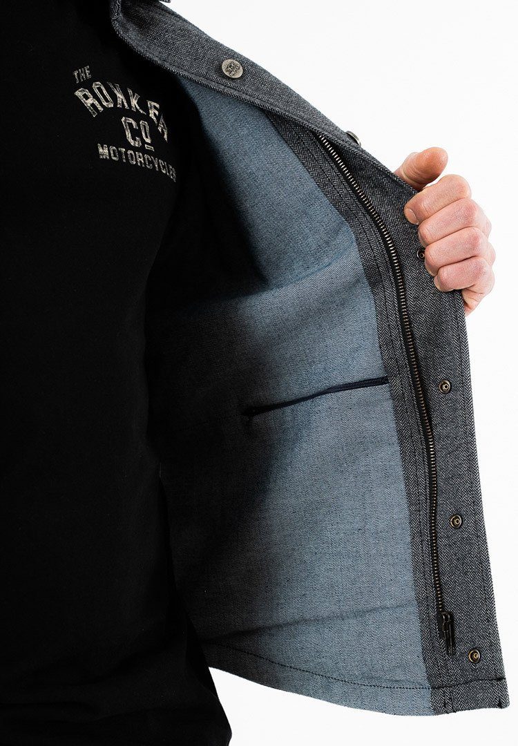 Rokker Motorradjacke Boston Rider Motorradhemd protektoren abriebfest