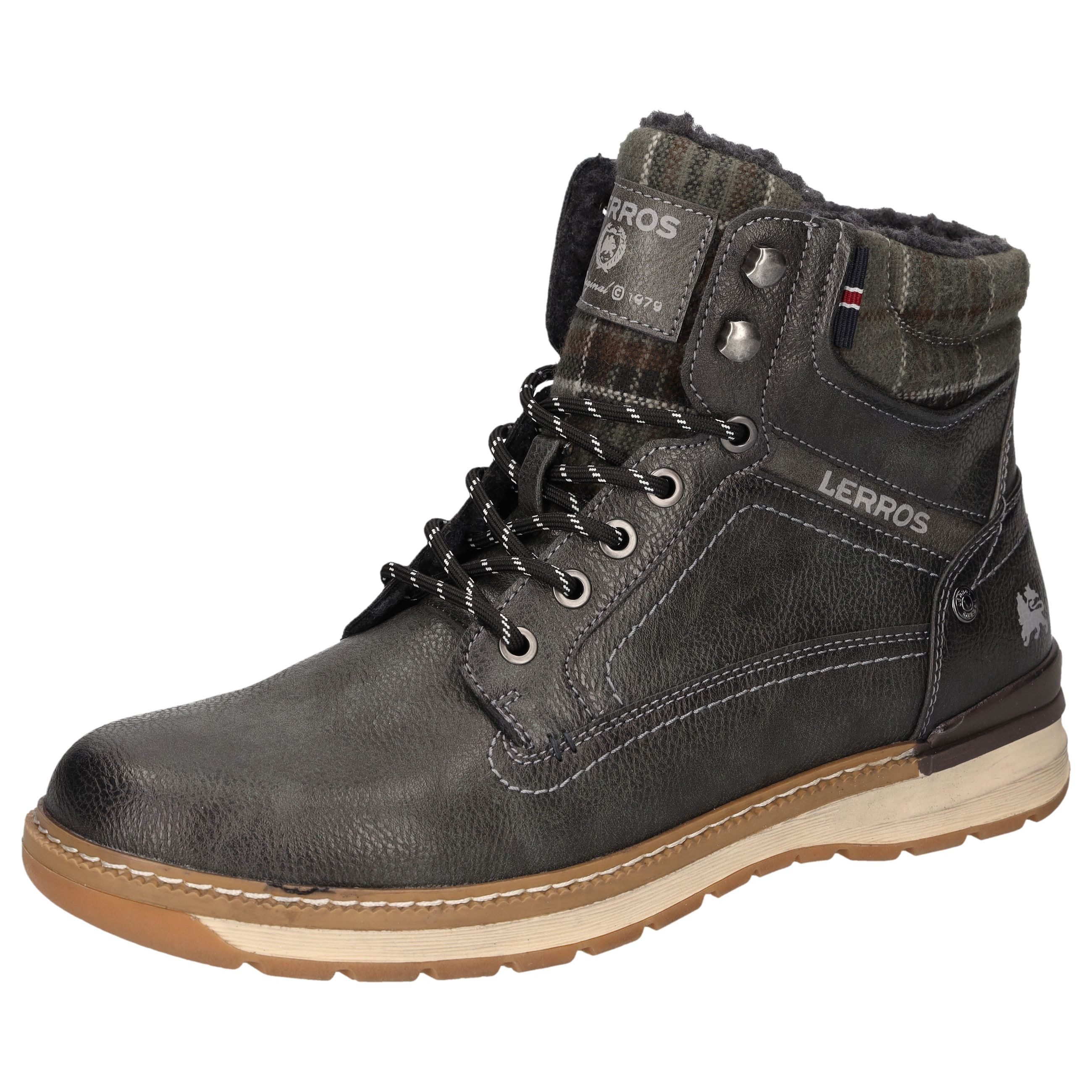 LERROS Winterboots Schnürboots, Outdoorboots mit modischer Logoverzierung