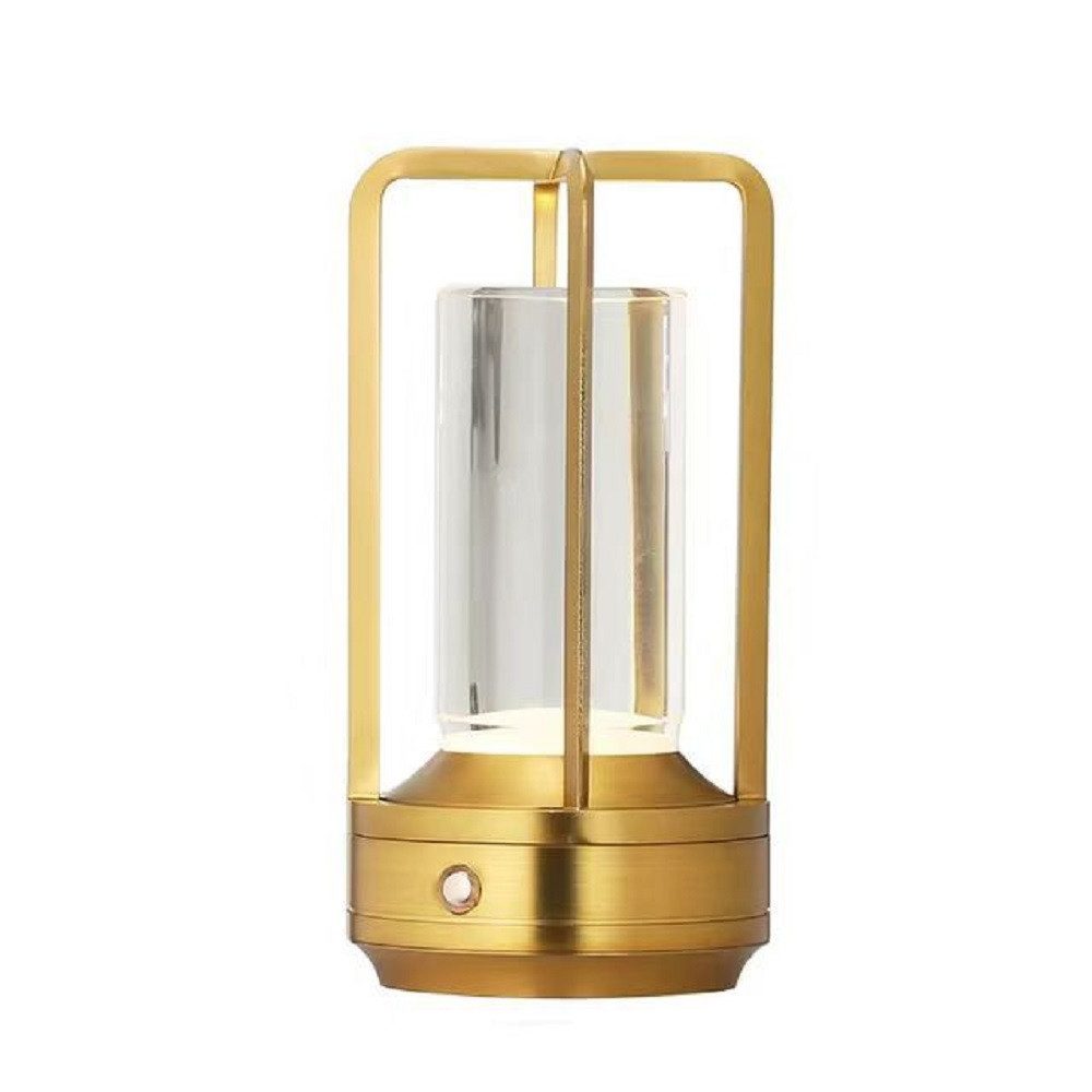 feinlux Lampion LED Lampion, LED fest integriert, Warmweißes Licht, Für Heimdekoration KristalllaterneTischlampe