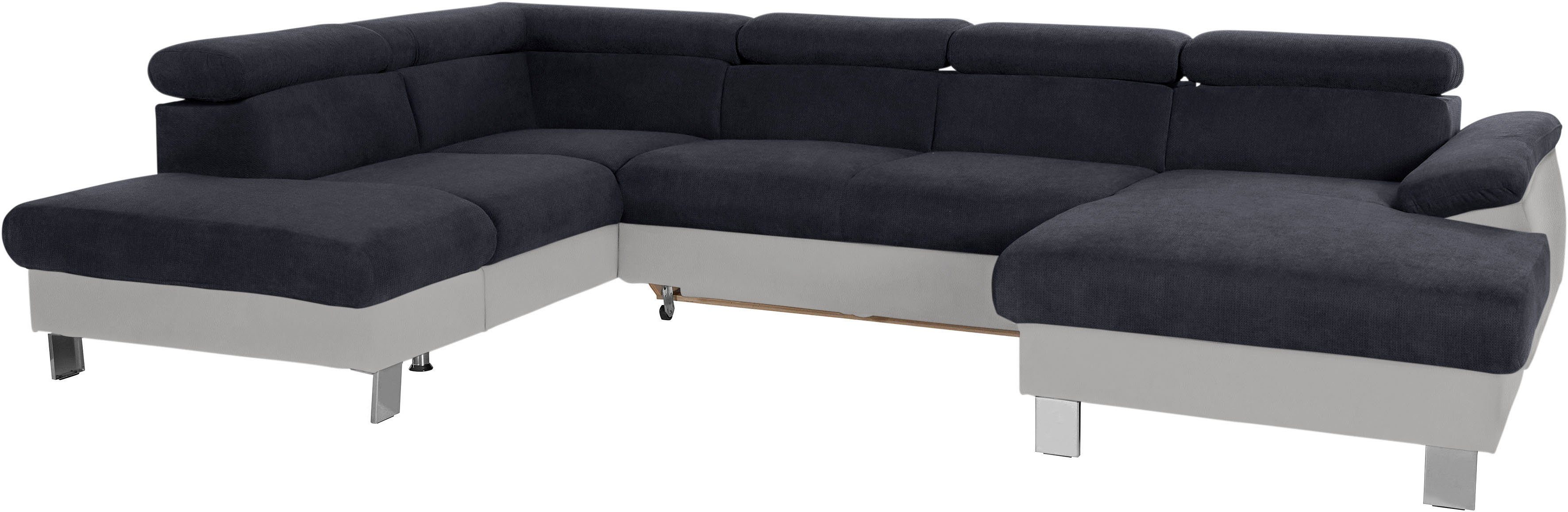 COTTA Wohnlandschaft "Komaris U-Form, B: 320 cm" mit Kopfteilverstellung, o günstig online kaufen