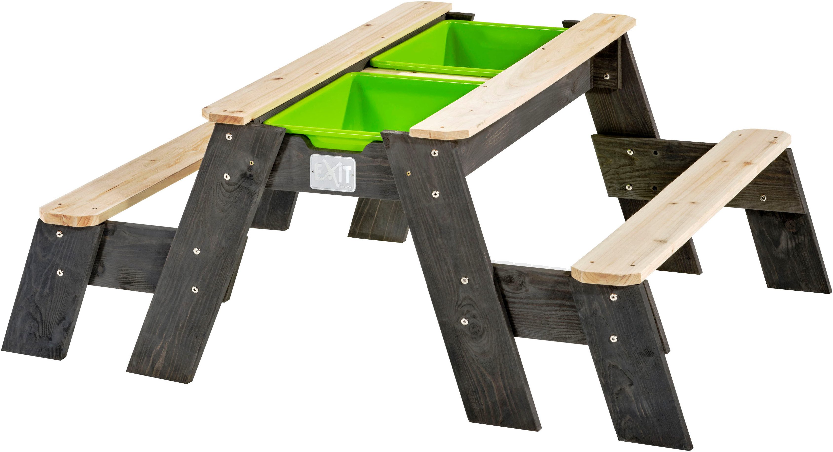 EXIT Spieltisch Aksent, mit 2 Bänke; FSC® - schützt Wald
