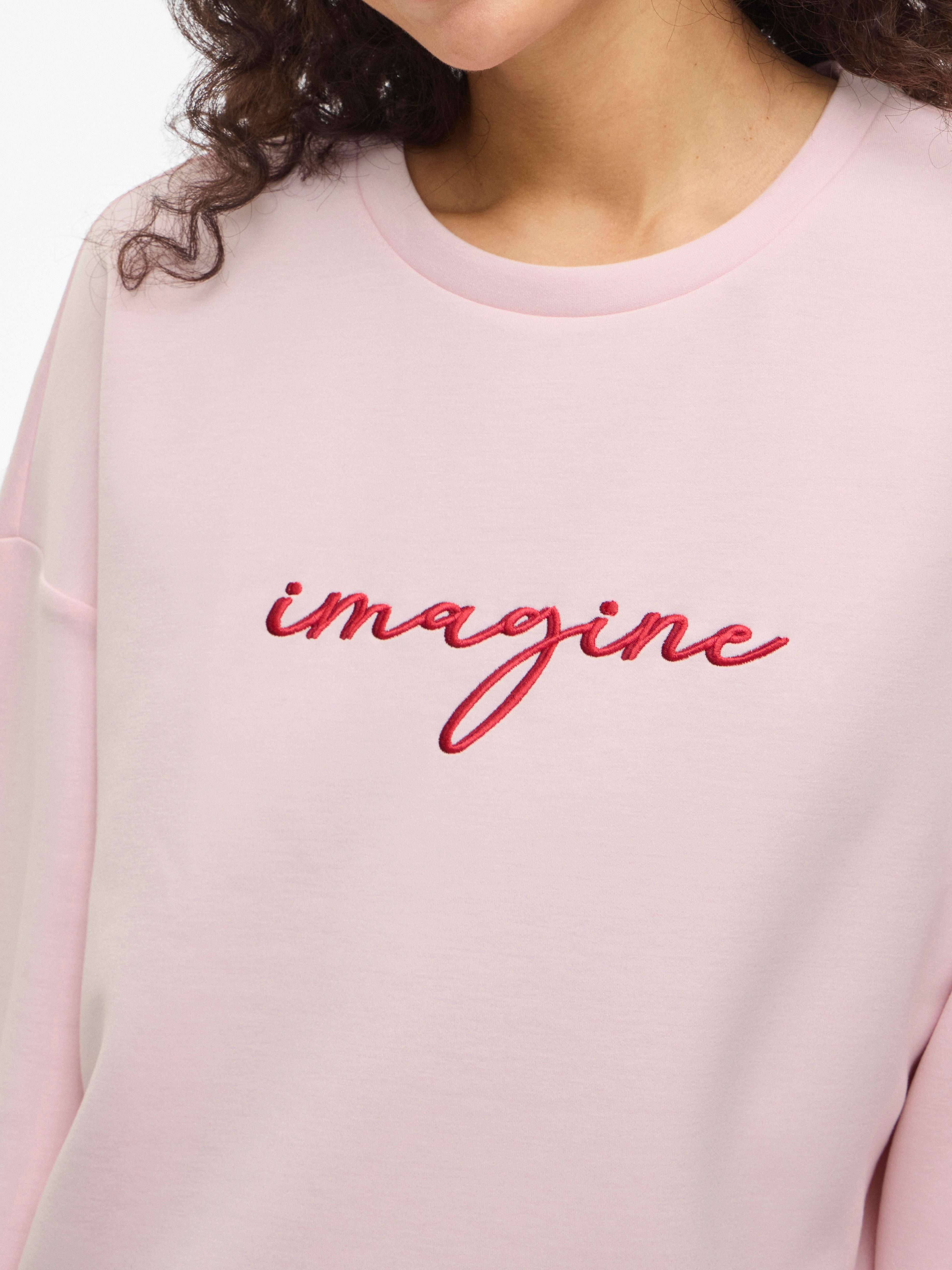 Vila Sweater VISIFFI IMAGINE O-NECK L/S TOP/PB – Bild 4 von 5