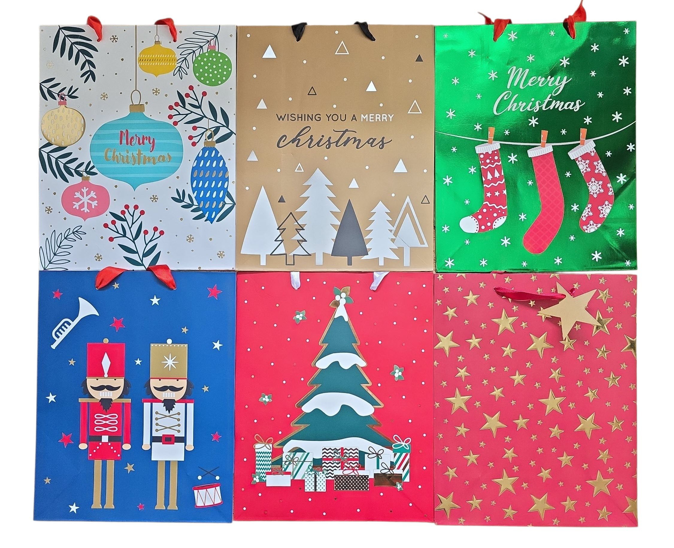 Spectrum Henkeltasche Geschenktasche Weinachten Geschenktüte Weihnachtstüte günstig online kaufen