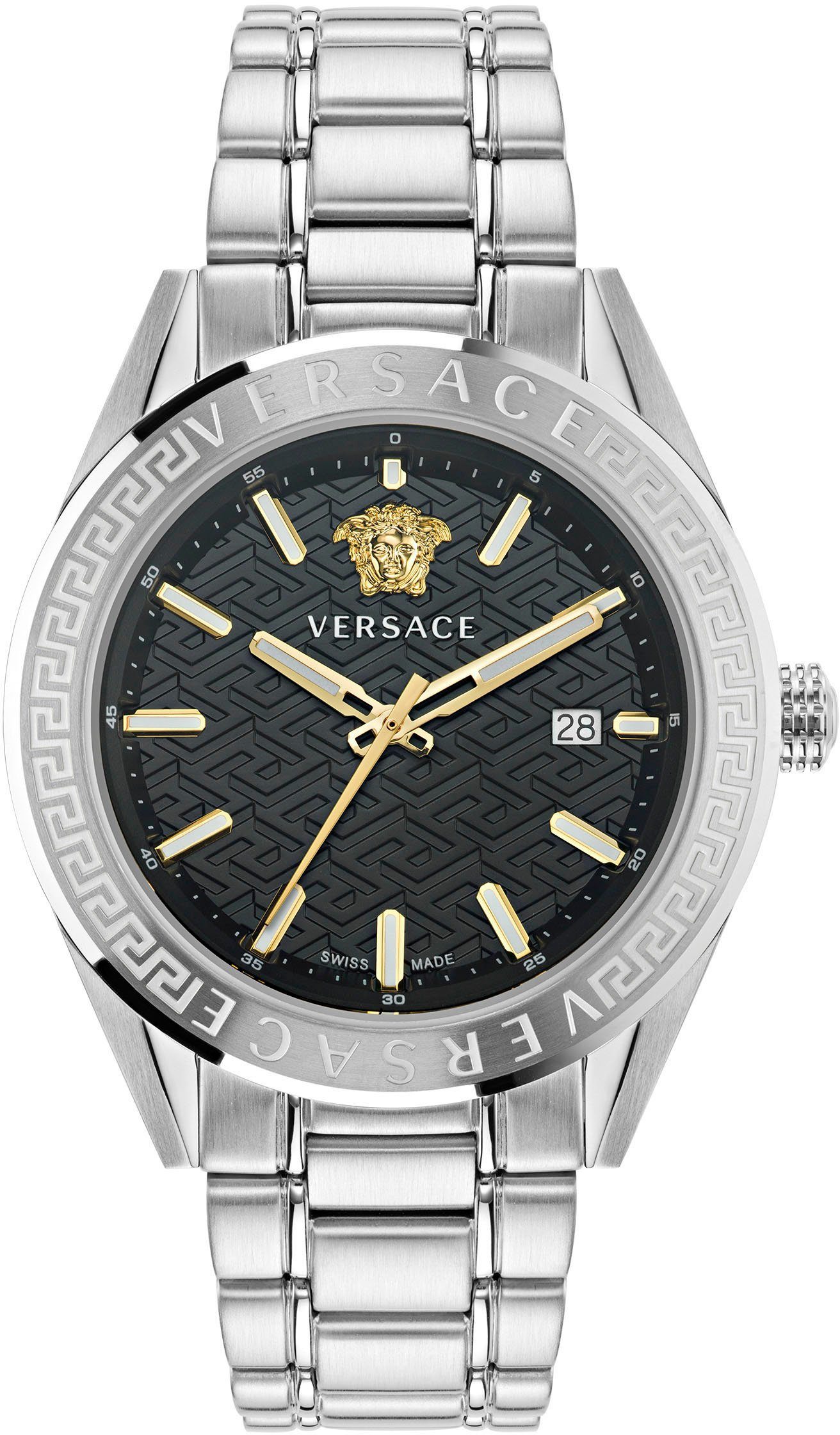 Besondere Sicherheit Versace Quarzuhr V-CODE, silber VE6A00323