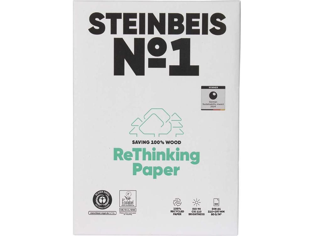 STEINBEIS Kopierpapier Steinbeis Recycling Kopierpapier 'No.3, PureWhite'