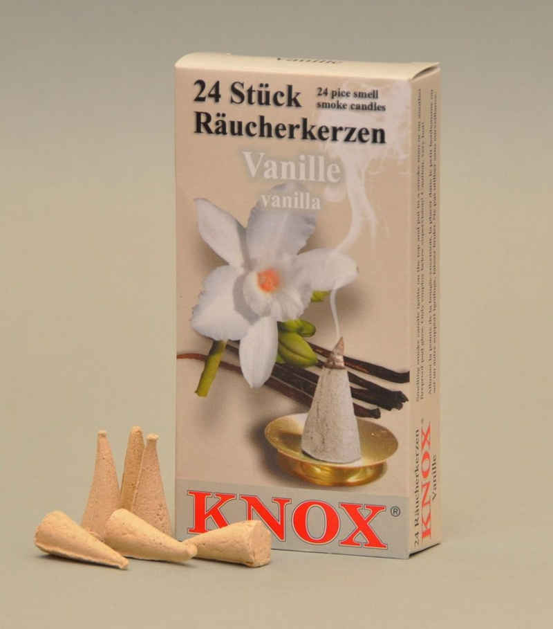 KNOX Räucherhaus Knox Räucherkerzen - Vanille 24 Stück