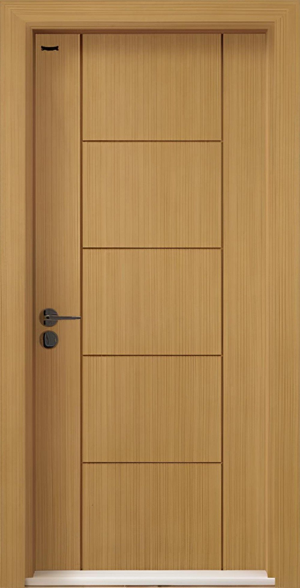 Xlmoebel Zimmertür Moderne Holzinnentür in Braun für Wohn- und Büroräume (Einzeltür, 1-St), Made in Europa