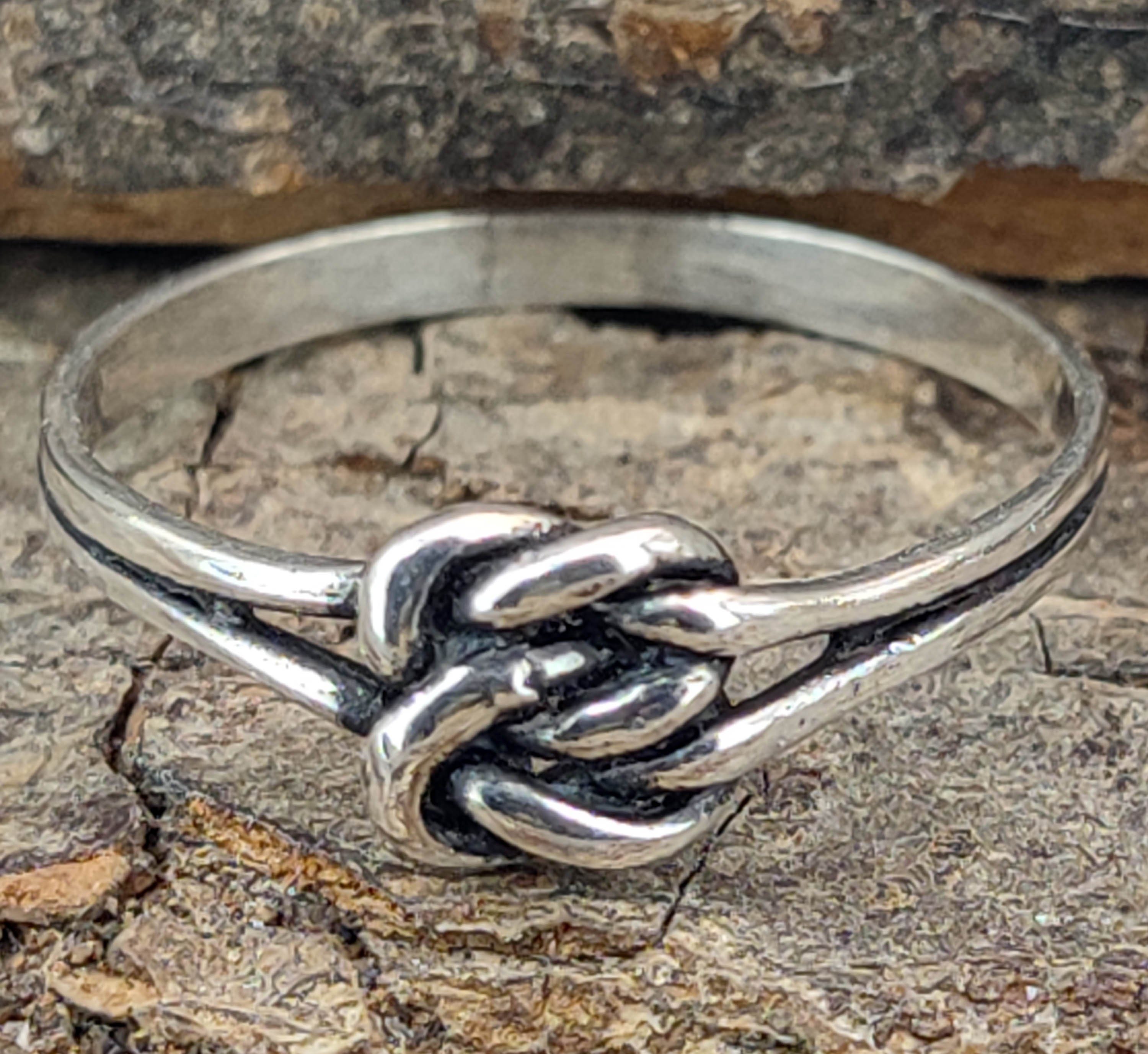 Kiss of Leather Silberring Ring Keltenknoten, Gr. 46-68 (kk5) - Silber günstig online kaufen